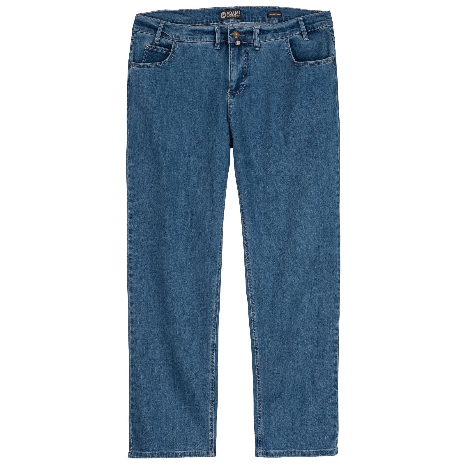 Stretch-Jeans Adamo Stretch-Jeans Übergröße mittelblau