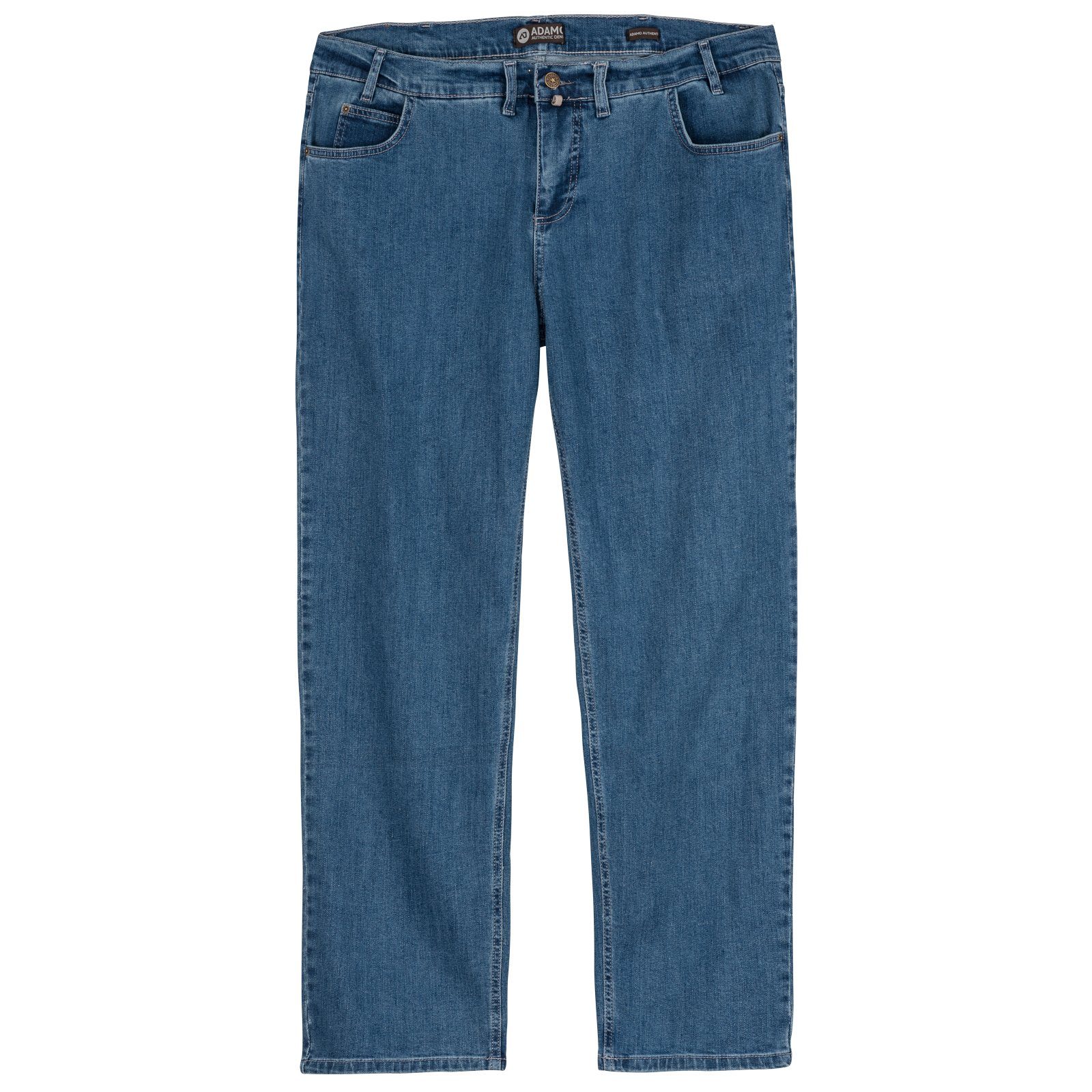 ADAMO Stretch-Jeans Große Größen Herren Stretch-Jeans mittelblau Nevada Adamo