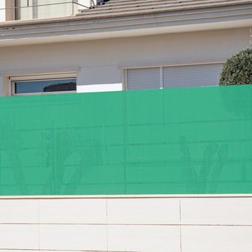 Bigbuy Seitenmarkise Sichtschutz grün PVC Kunststoff 3 x 1,5 cm