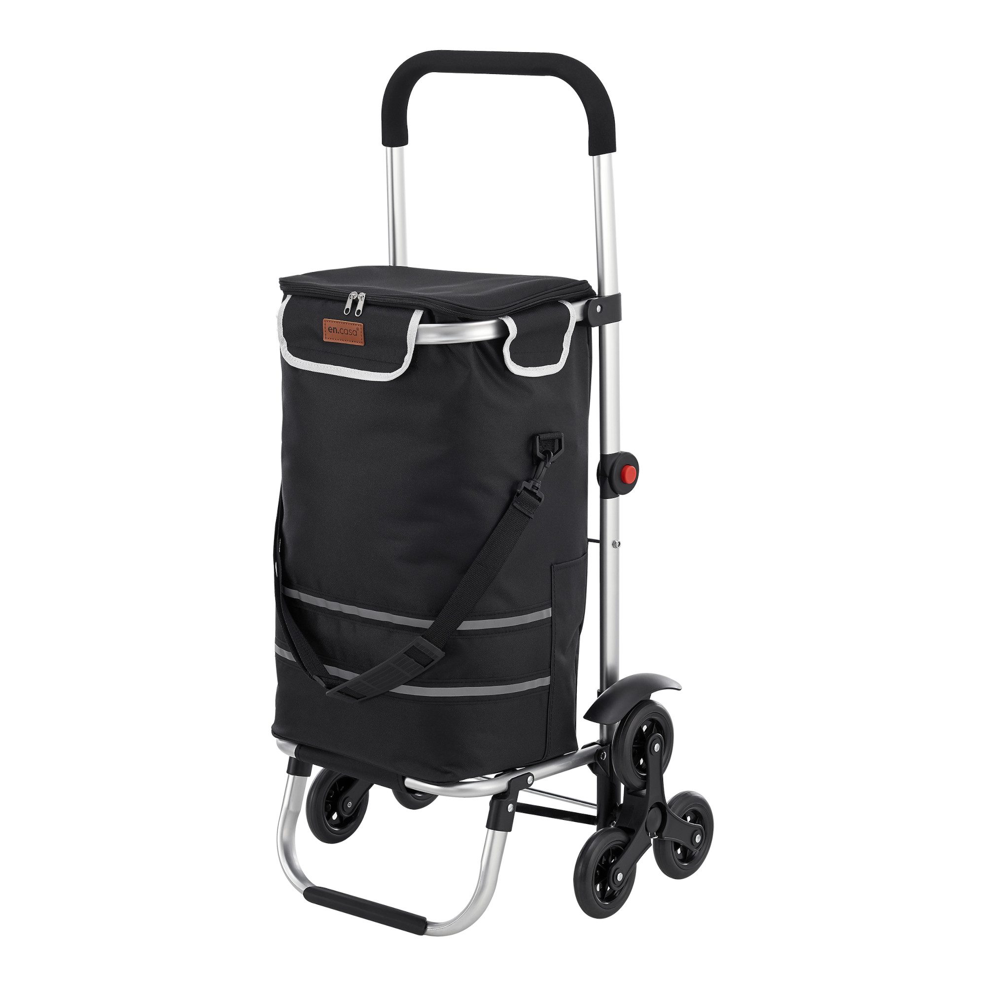 en.casa Einkaufstrolley, 41 l, Treppensteiger Einkaufswagen günstig online kaufen