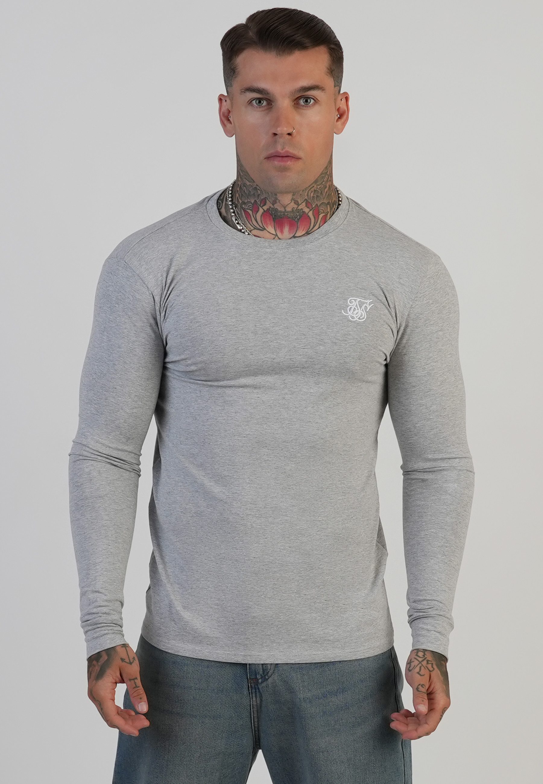 Siksilk T-Shirt SikSilk Herren Essentials LS T-Shirt günstig online kaufen