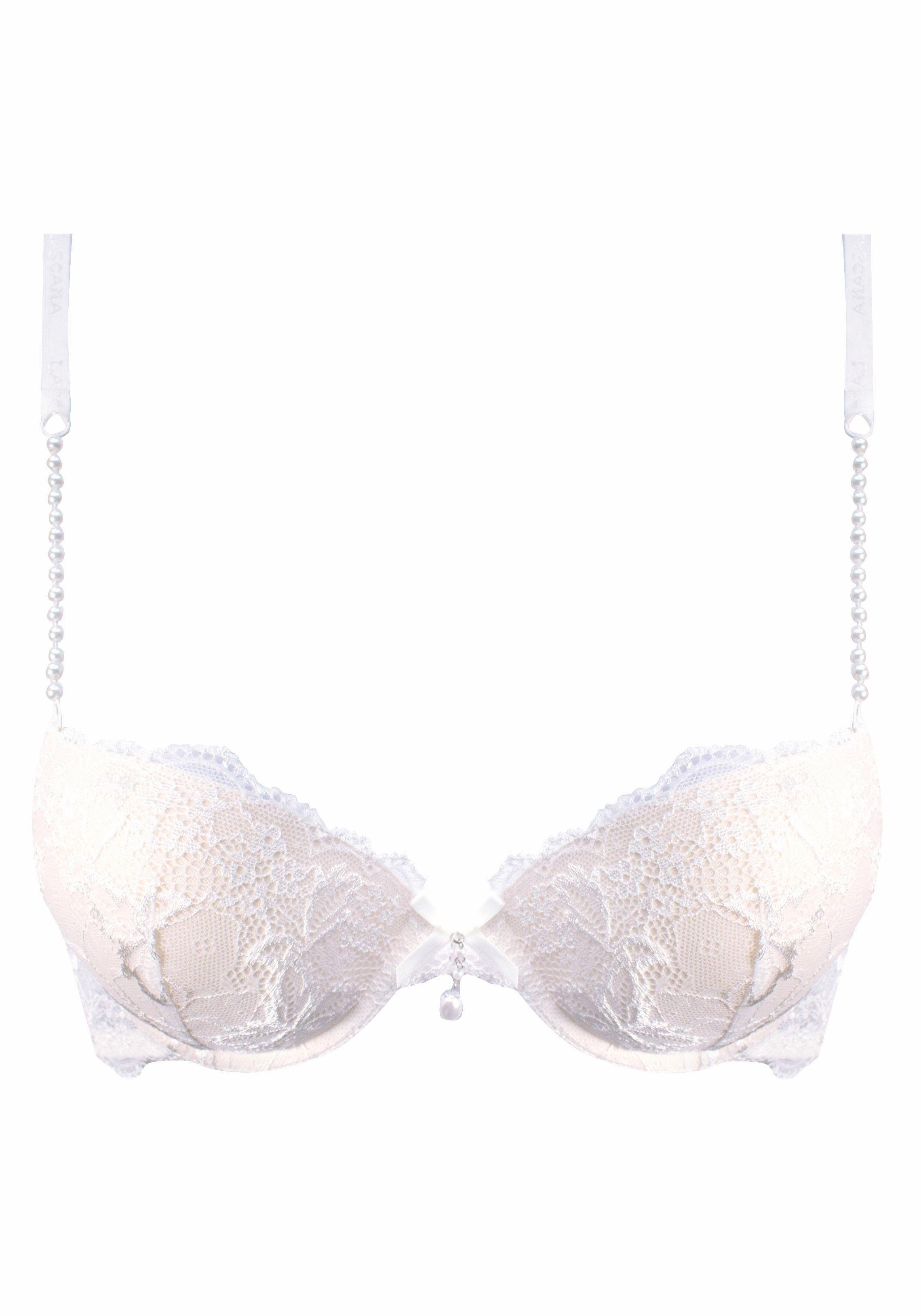 LASCANA Push-up-BH mit femininen Perlendetails, sexy Dessous. € 34,99