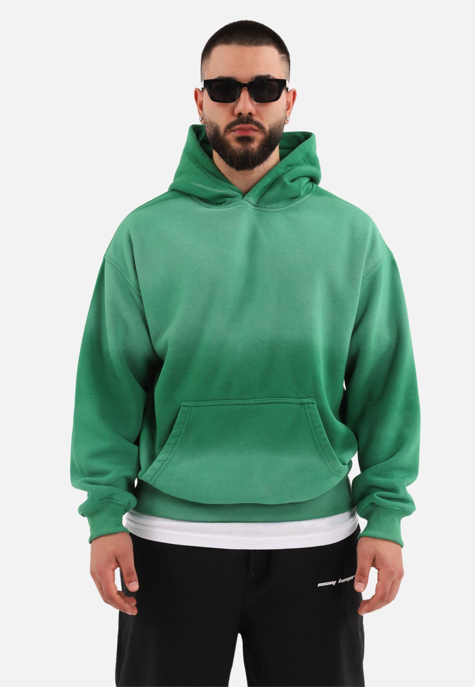 COFI Casuals Hoodie einfarbiger Spray Basic Oversized Hoodie