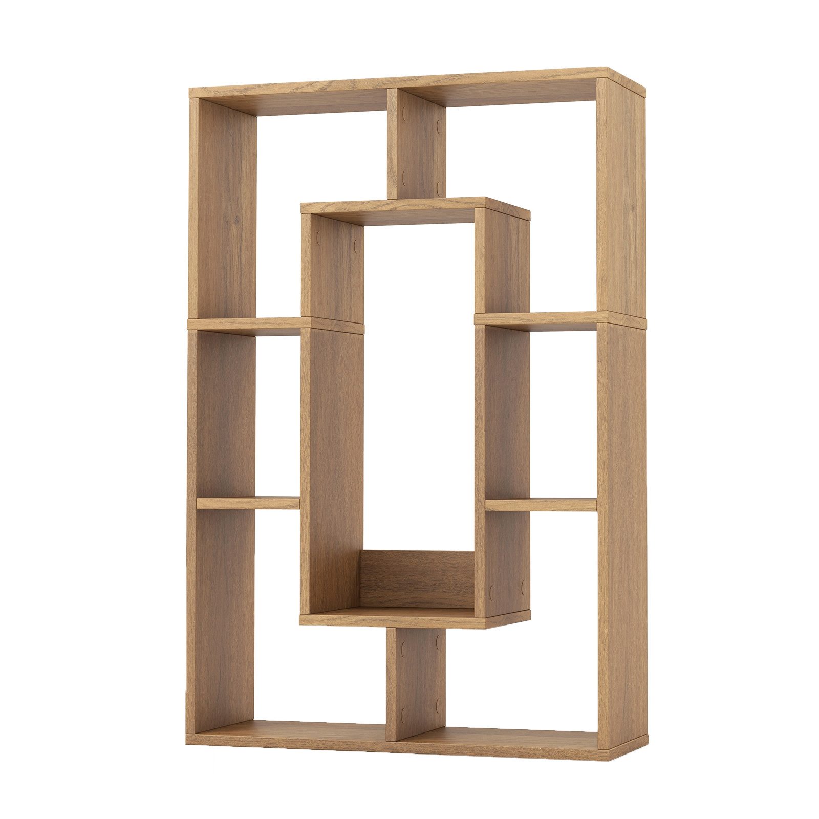 COSTWAY Bücherregal, Standregal mit 7 Fächern & Kippschutz, 60x20x90cm günstig online kaufen