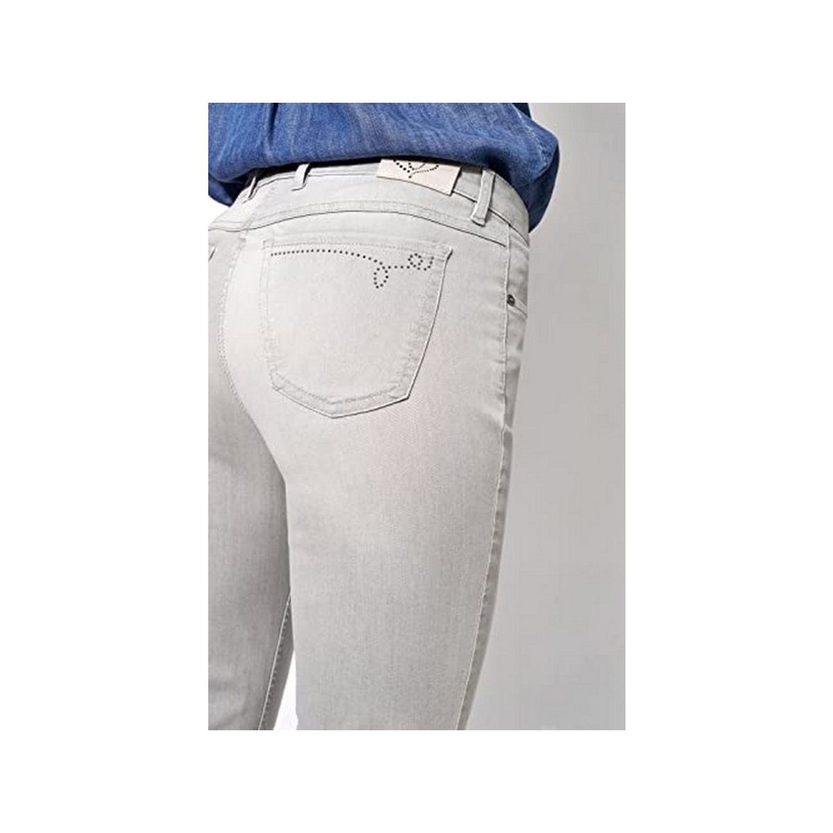 TONI 5-Pocket-Jeans (1-tlg) grau