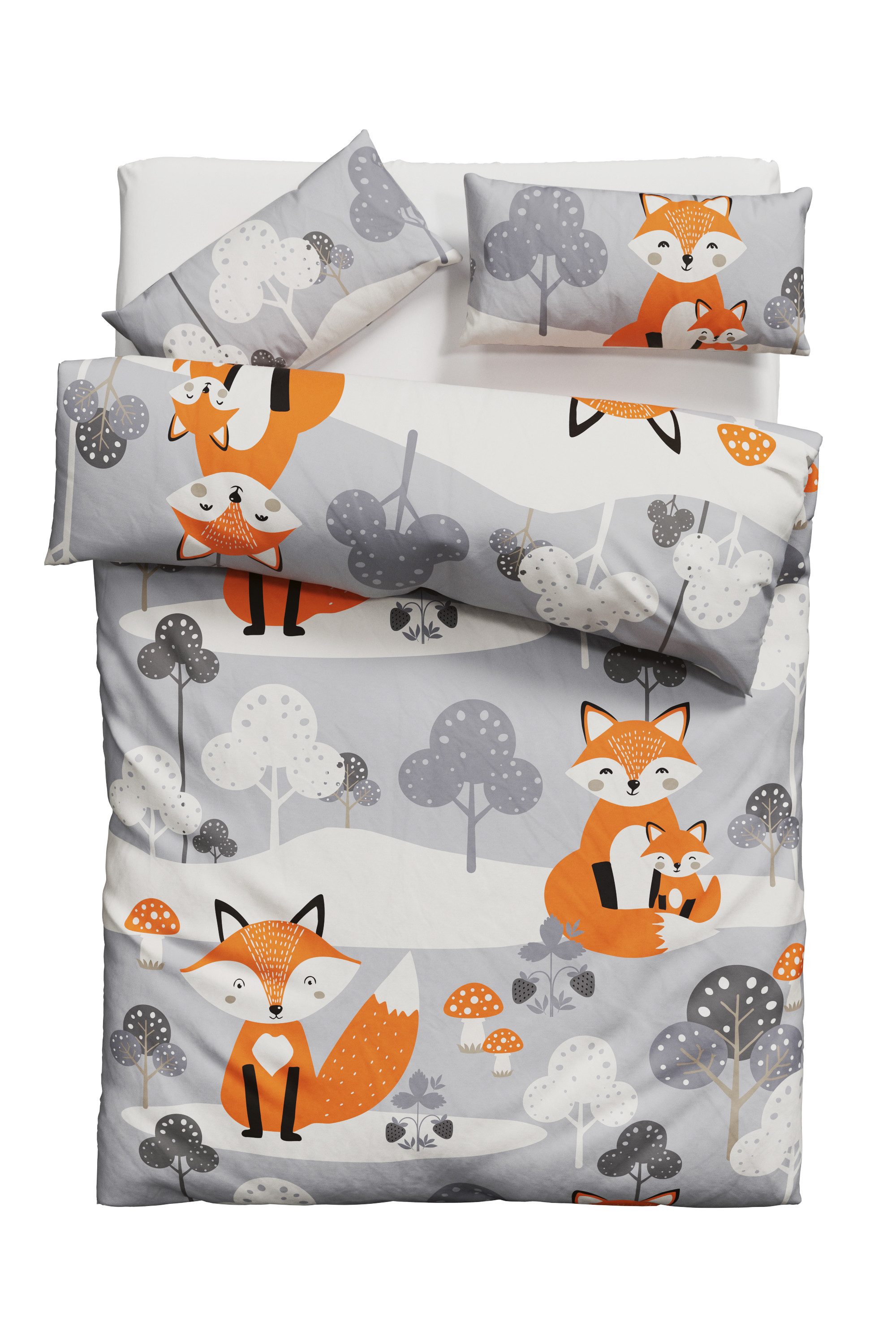 my home Bettwäsche Physalis, Linon, 2 günstig online kaufen