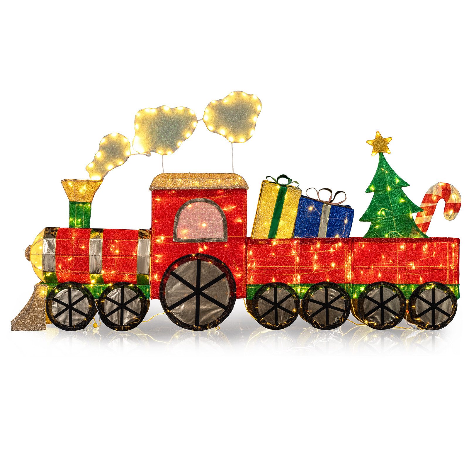 COSTWAY Weihnachtsfigur (1 St), LED Weihnachtszug, günstig online kaufen