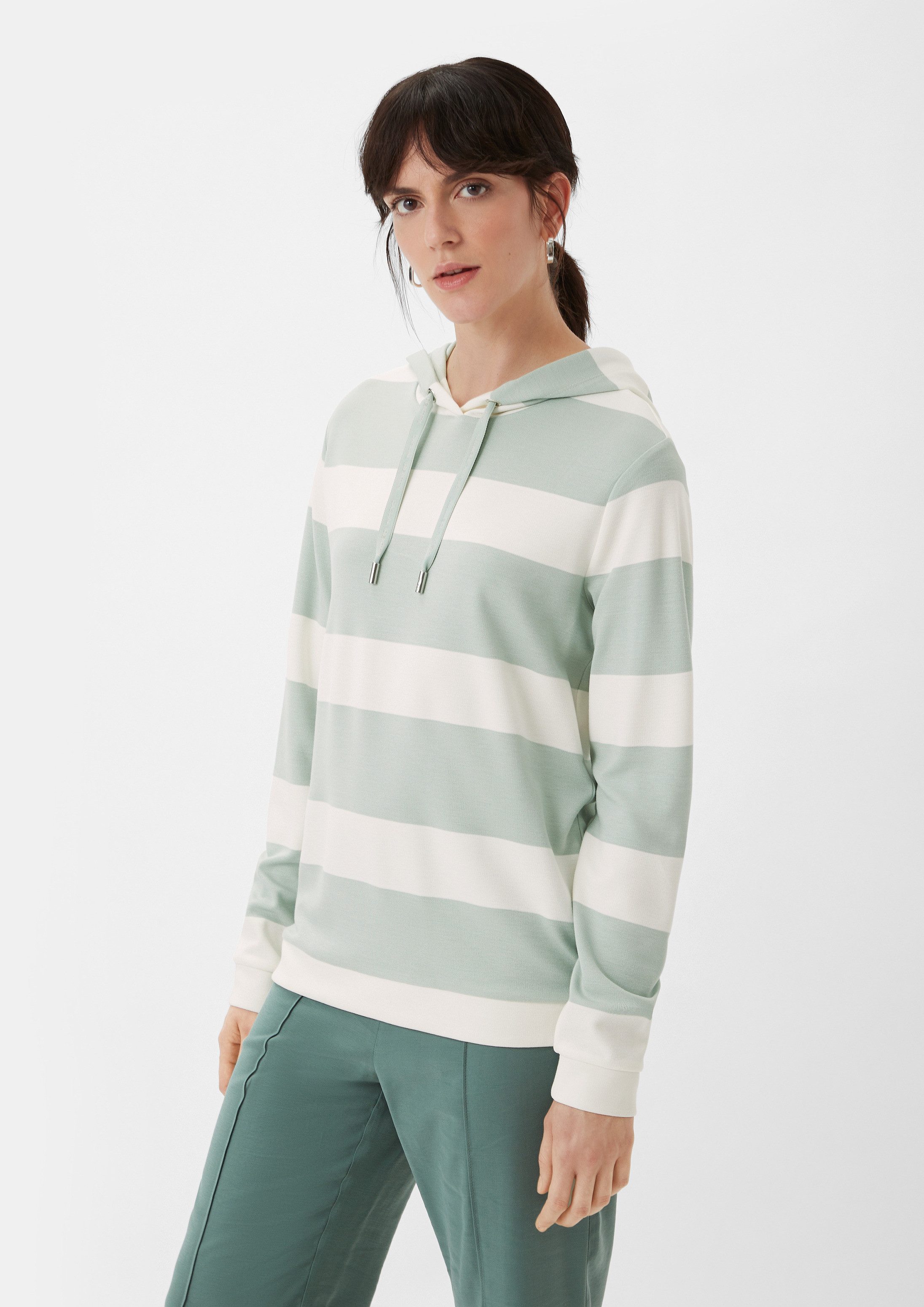 comma Sweatshirt Sweatshirt Sweatshirt aus Jersey