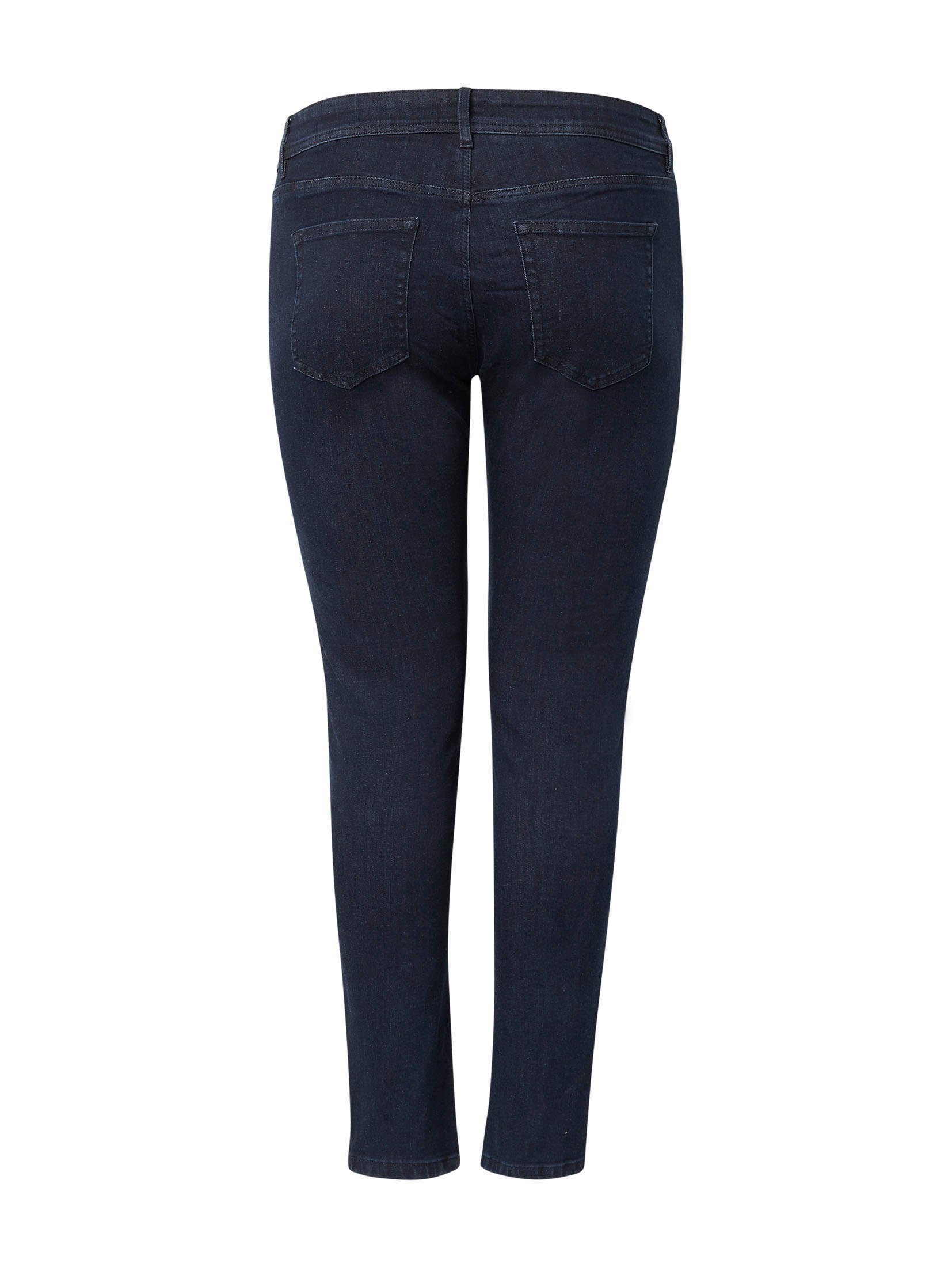 TOM TAILOR Pocket- Skinny-fit-Jeans PLUS 5- klassischer Form darkblue-denim in