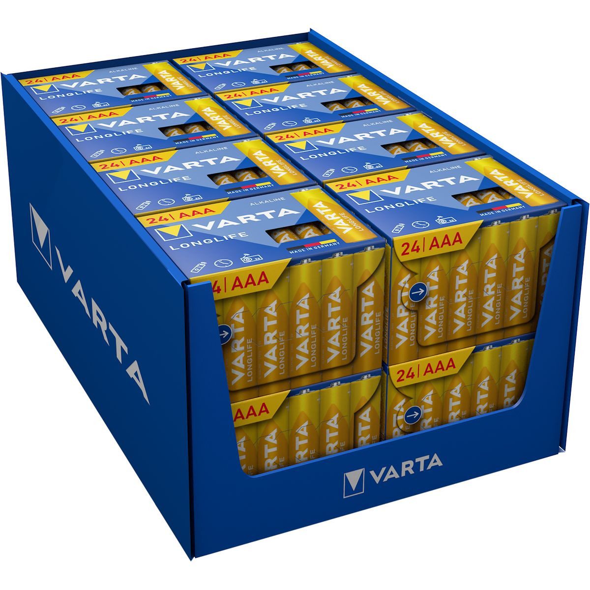 VARTA Varta Batterien Longlife AAA 24 Stück Batterie