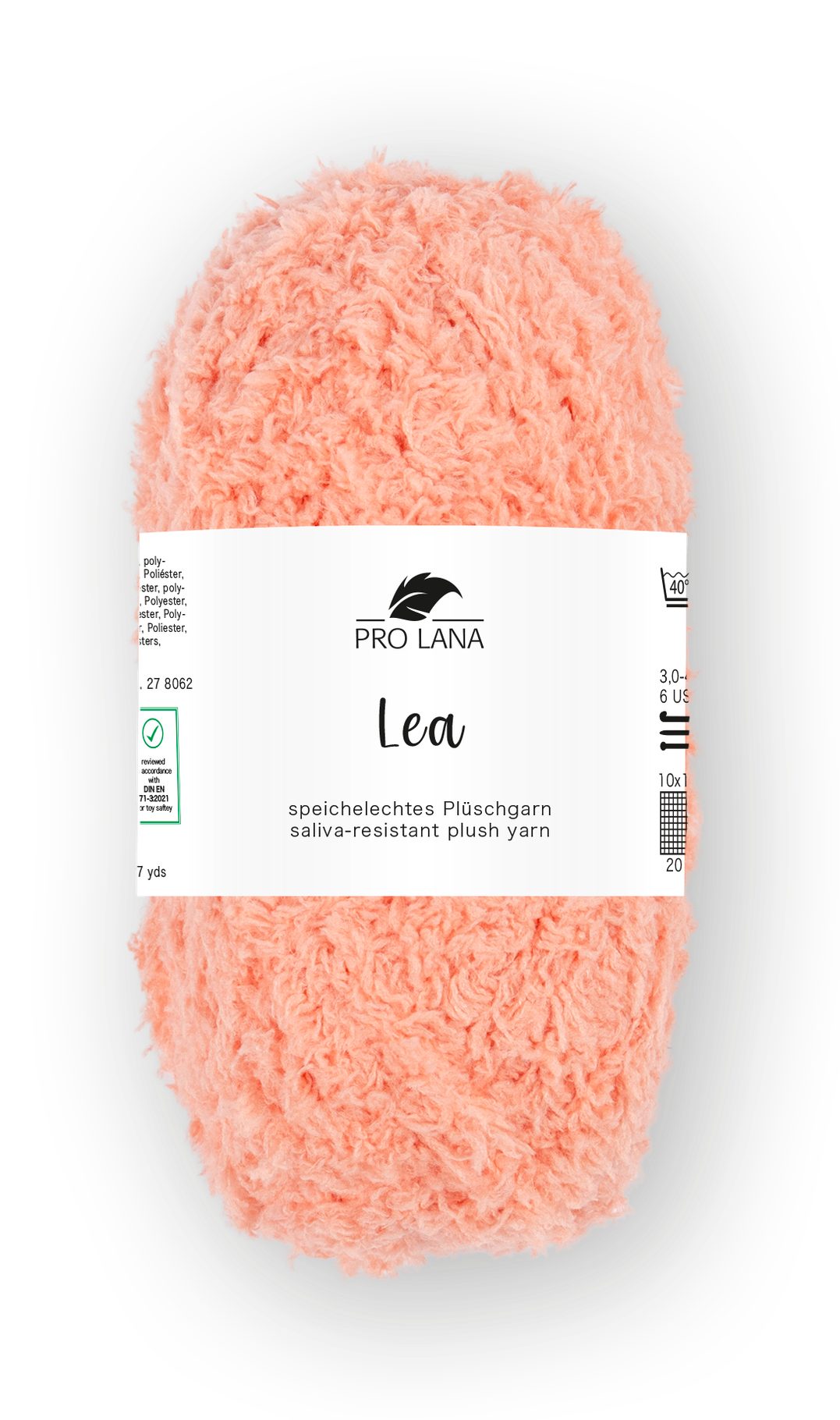 Pro Lana Pro Lana LEA Babyplüsch Garn 25 g für Baby & Kuschelprojekte 90 m Häkelwolle, 90 m (Flauschiger Plüsch-Effekt, ideal für Decken und Kuscheltiere), 25 g