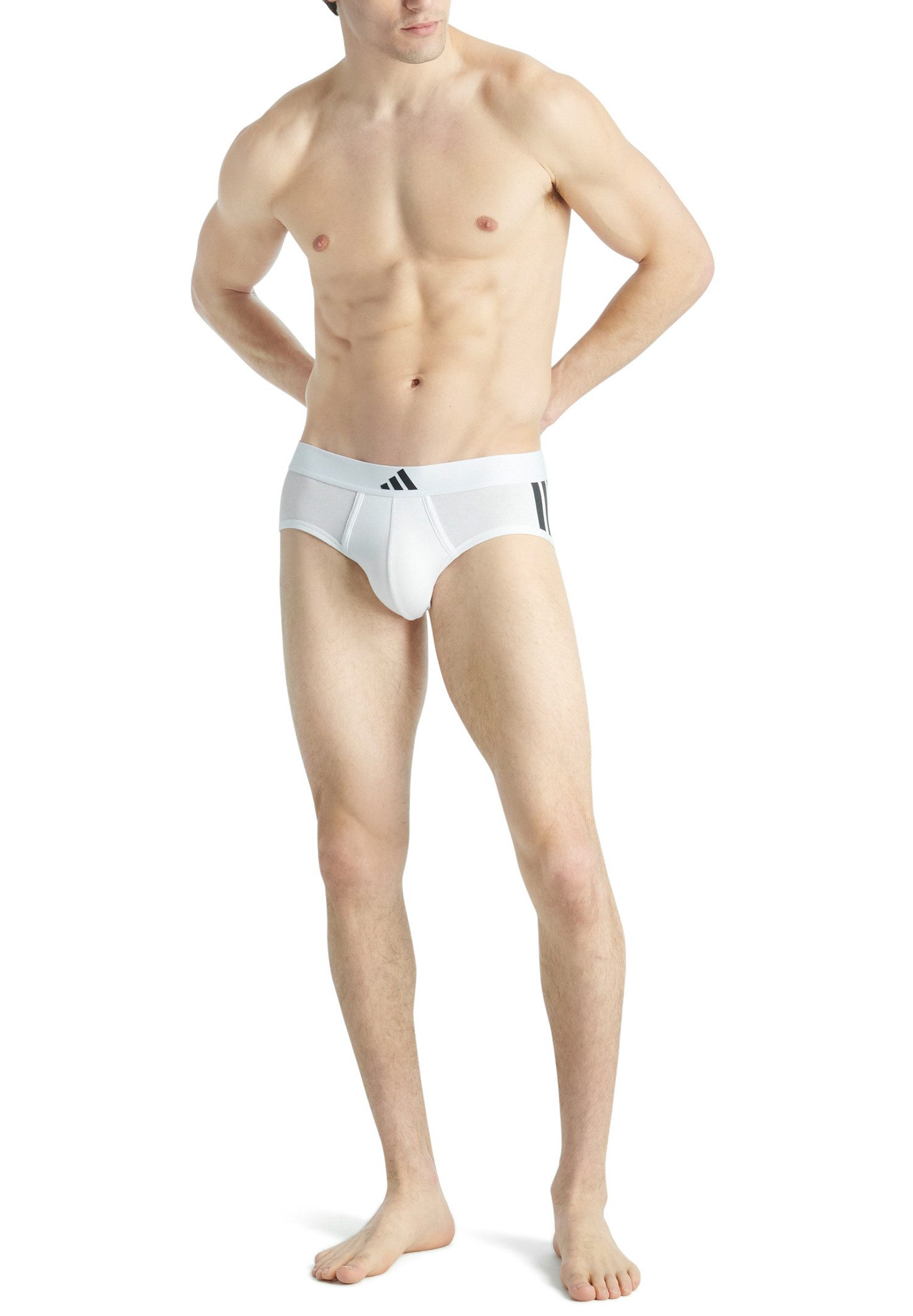 adidas Performance Boxershorts Brief Basic 8P (Packung, 8-St., 8er-Pack) günstig online kaufen