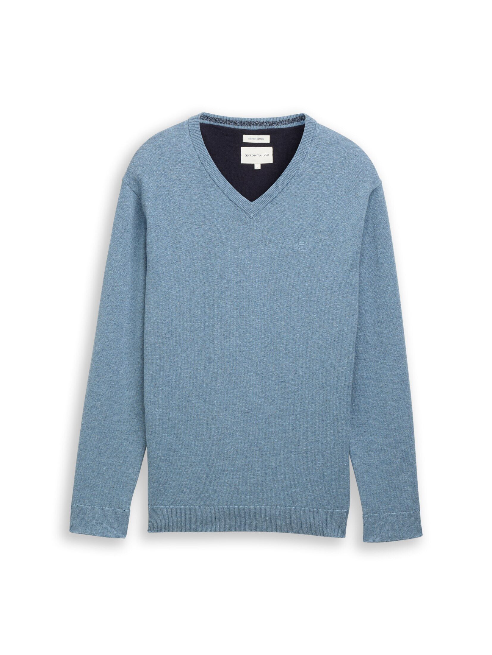 TOM TAILOR Strickpullover Strickpullover mit V-Ausschnitt günstig online kaufen