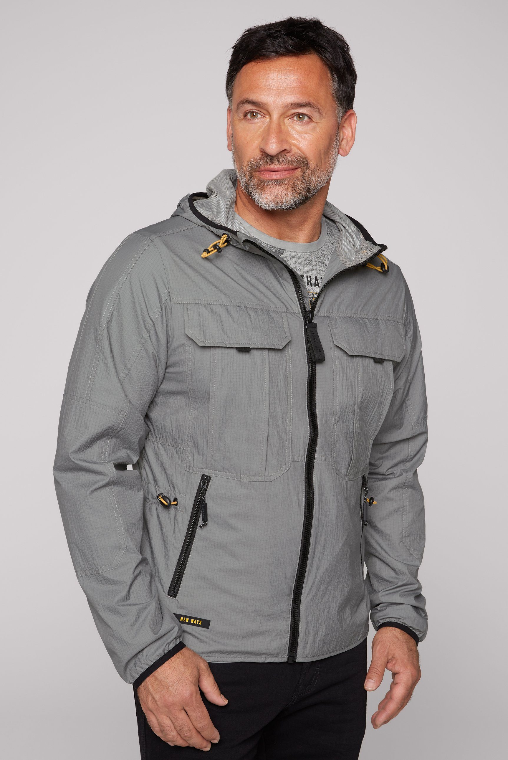 CAMP DAVID Outdoorjacke mit Tunnelband in der Taille
