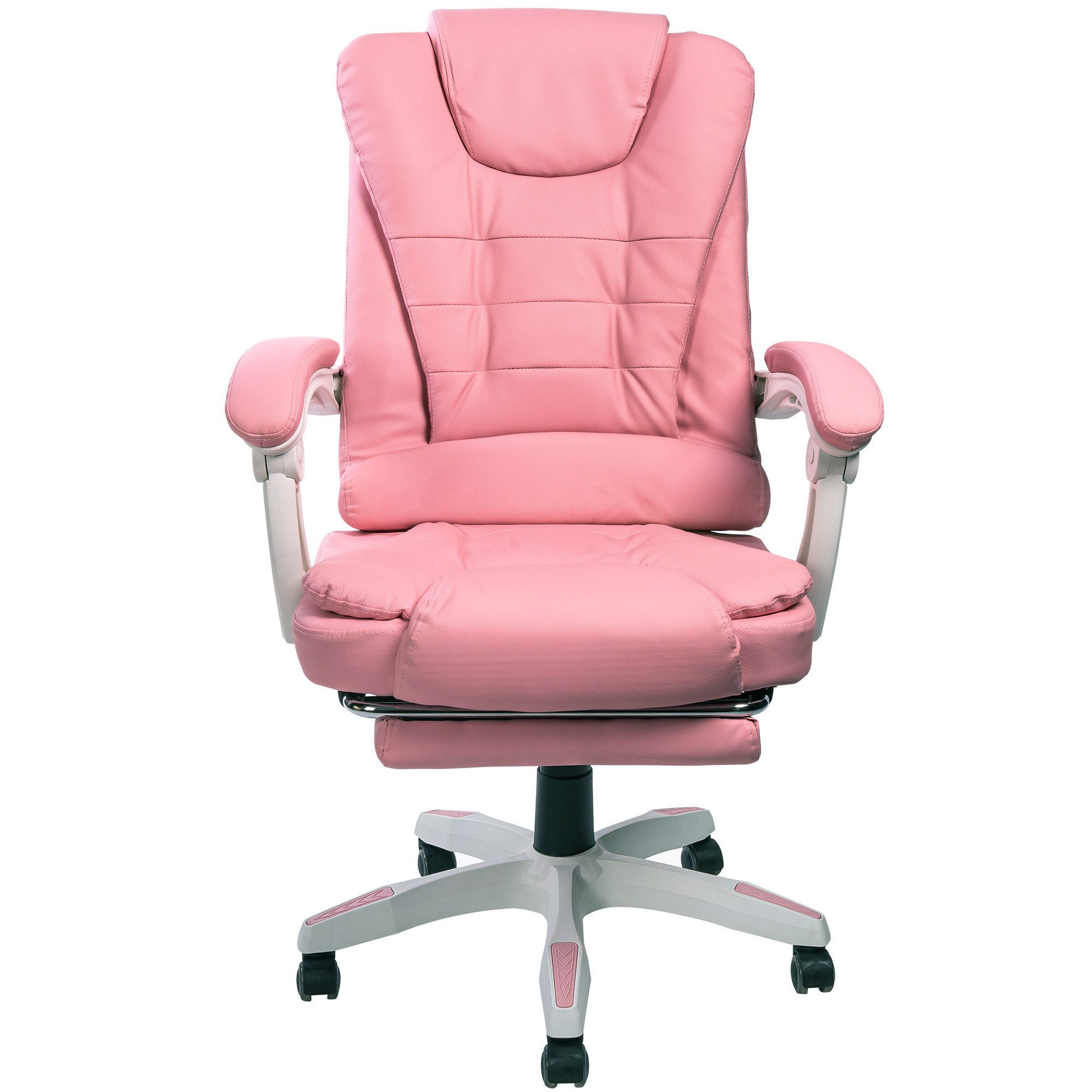 TRISENS Chefsessel Hektor – Home Office Bürostuhl, Lederoptik, Fußstütze (1 Stück)