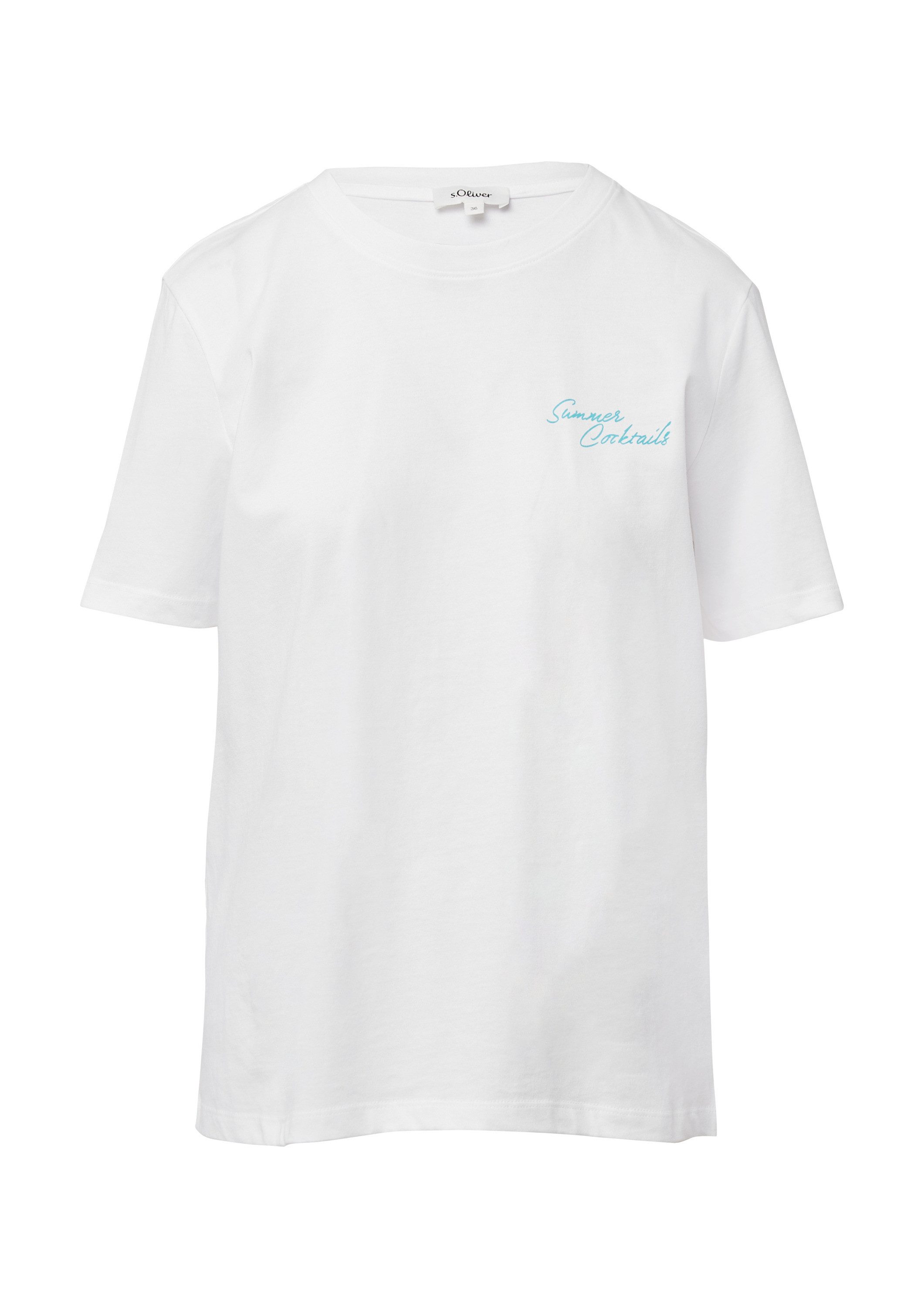 s.Oliver Kurzarmshirt T-Shirt (1-tlg) günstig online kaufen