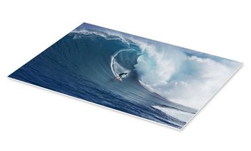Posterlounge Forex-Bild Ron Dahlquist, Riesige Welle vor Maui, Badezimmer Maritim Fotografie