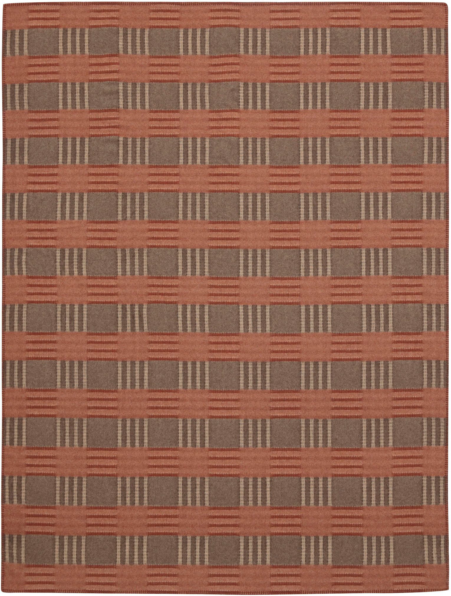 Plaid Structural Quad, Biederlack, mit Zierstich