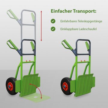 TRUTZHOLM Sackkarre Stapelkarre Sackkarre Karre klappbar pannensicher 200kg