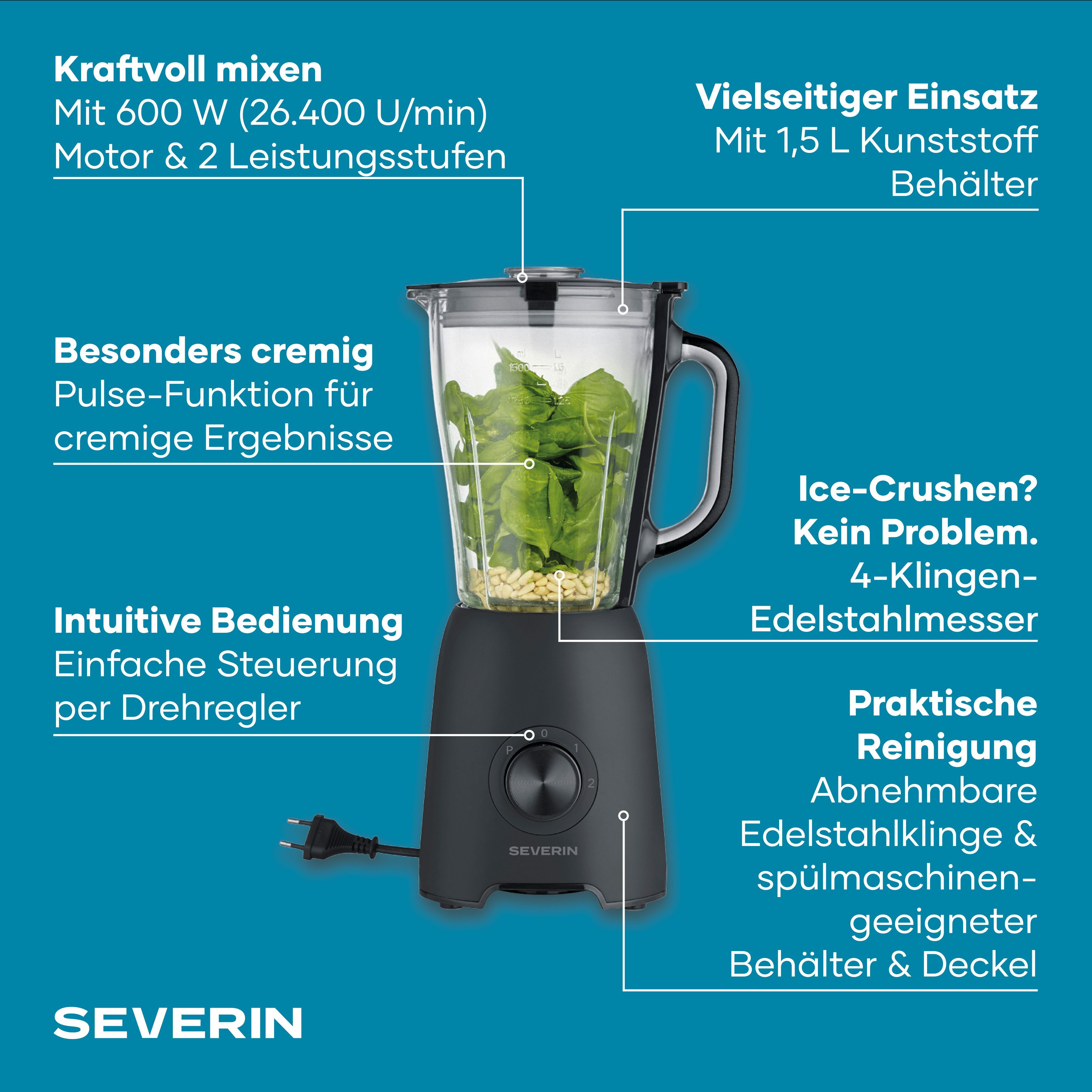 Severin Standmixer, 600 W