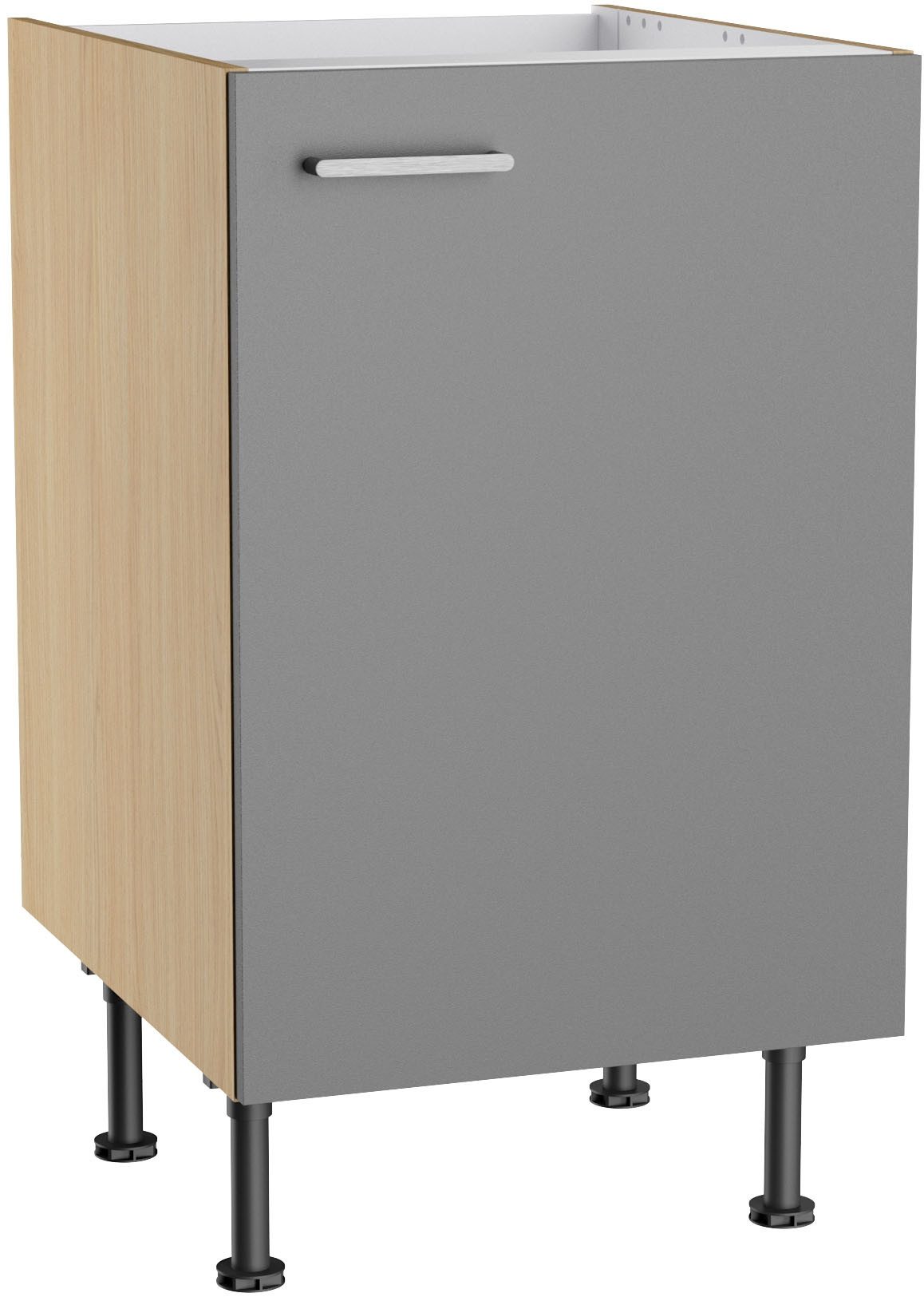 KOCHSTATION Spülenschrank KS-Lucy Breite 50 cm, mit 1 Tür, höhenverstellbare Füße, Soft-Close