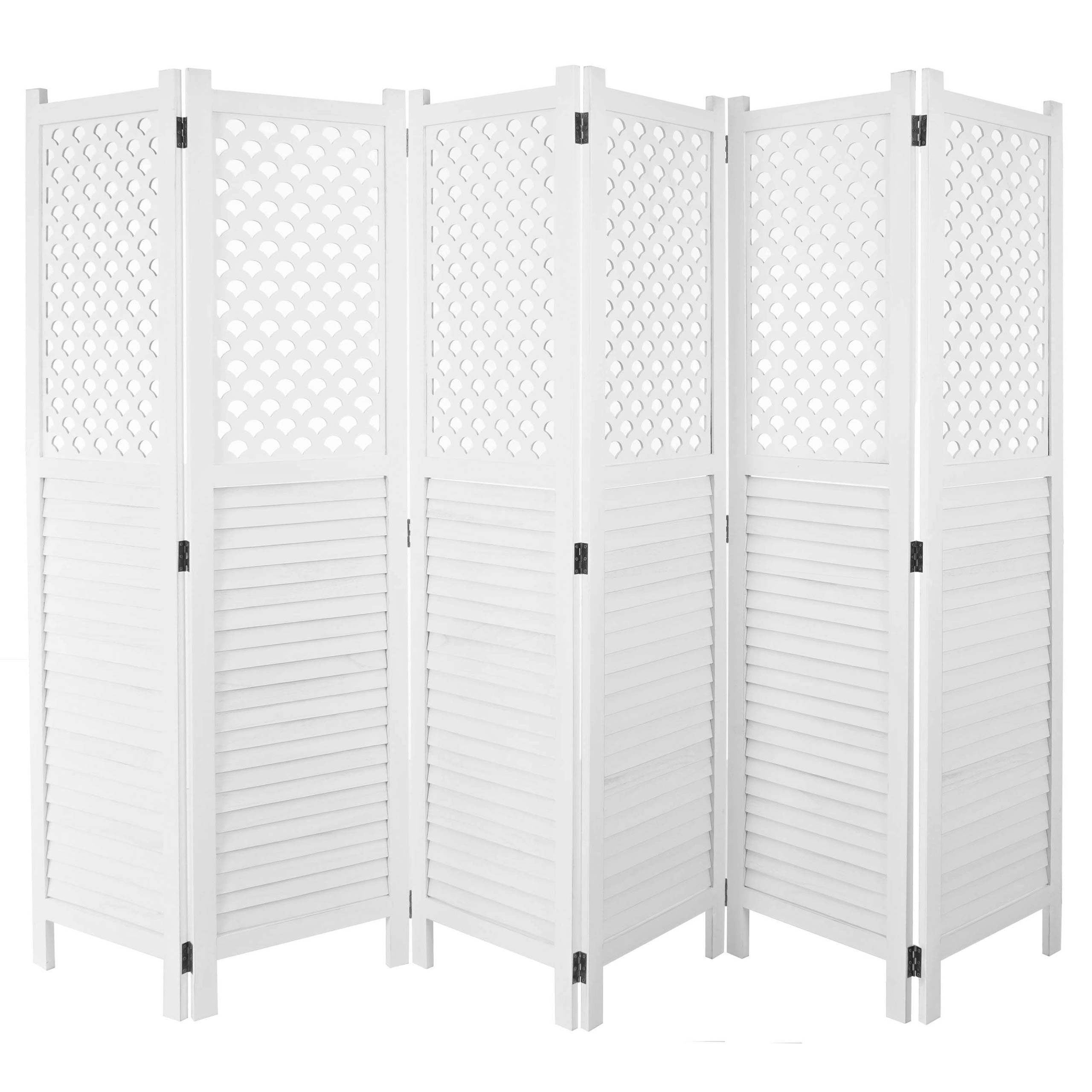 MCW Paravent MCW-A84-6, 6 Paneele, Standfest, Vielseitig verwendbar, Fenste günstig online kaufen