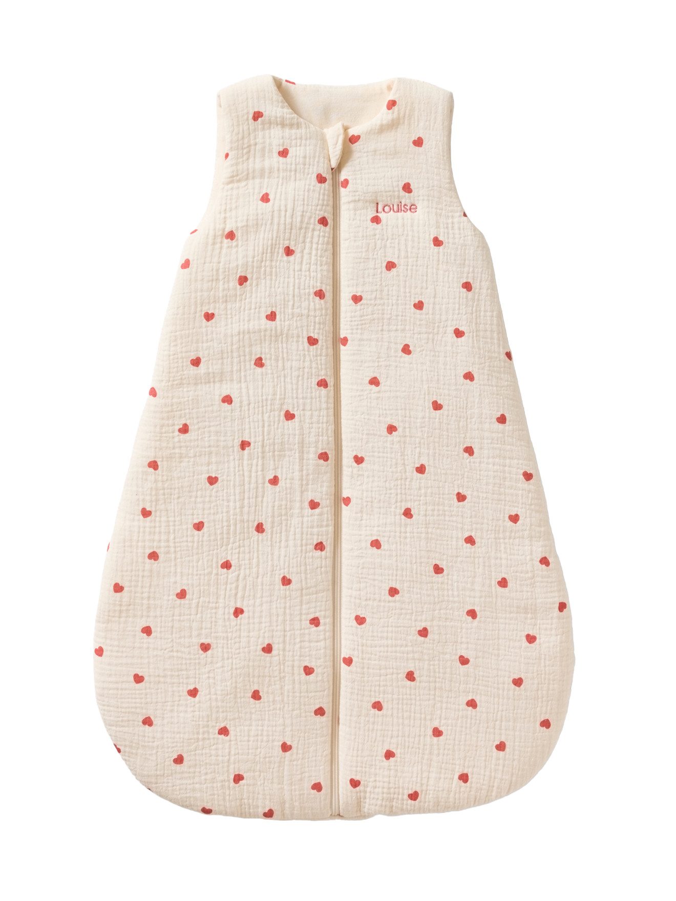 Babyschlafsack Baby Schlafsack aus Bio-Musselin MEIN HERZ TOG 2,5