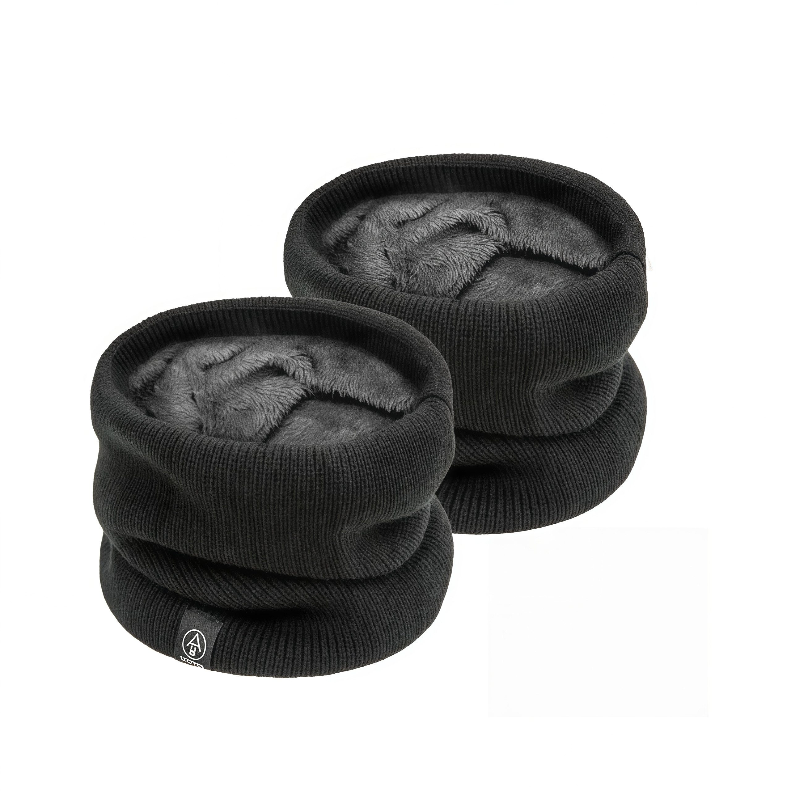 FOUORTUNATE-BEE Loop Kinder-Winterschal 2-teilig, warm und winddicht für Hals und Gesicht