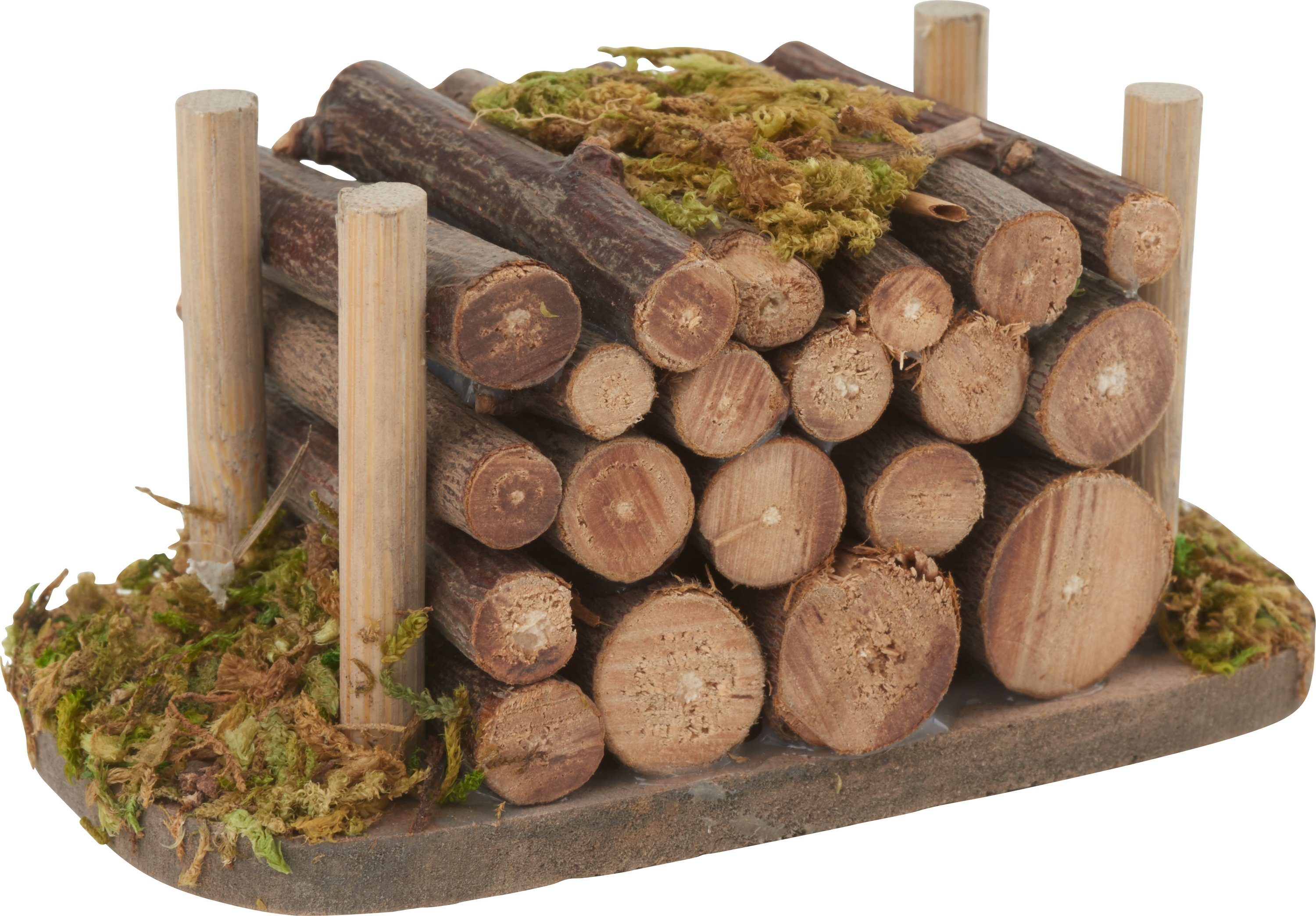 VBS Dekofigur Holzstapel, 8 cm x 4,5 cm günstig online kaufen