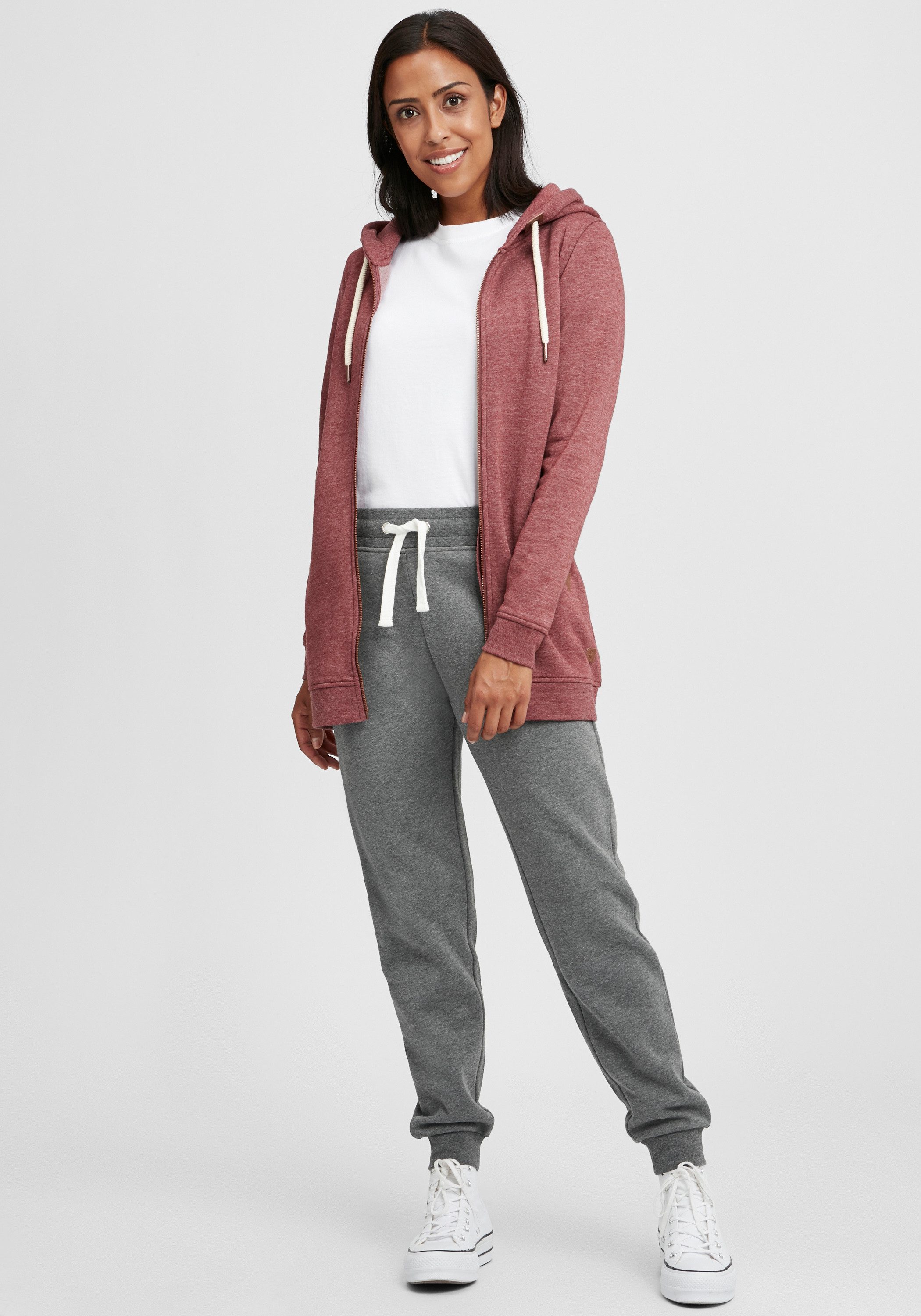 OXMO Sweathose OXOlivia Lange Hose mit weicher Fleece Innenseite günstig online kaufen
