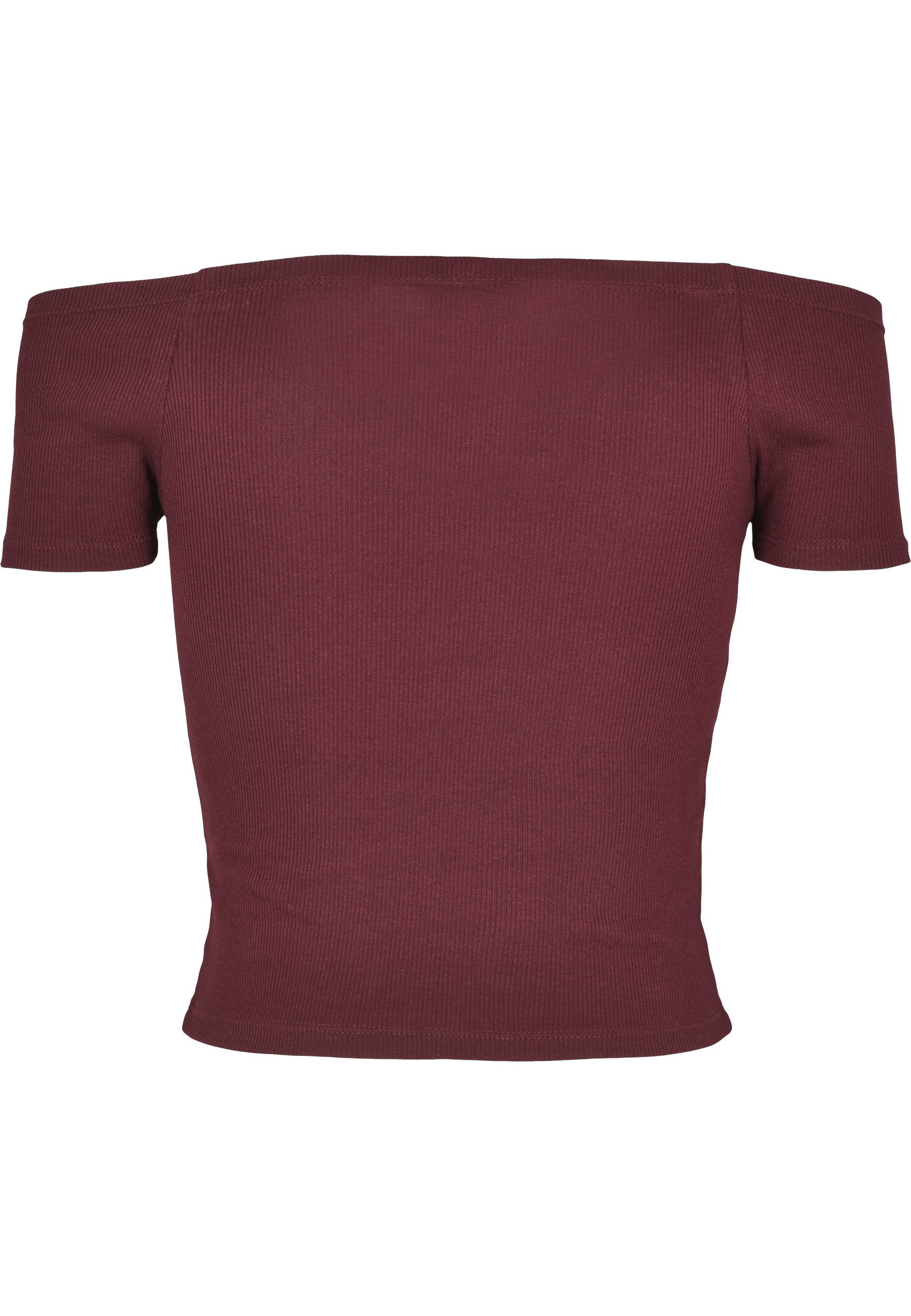 URBAN CLASSICS T-Shirt Urban Classics Damen Ladies Off Shoulder Rib Tee (1- günstig online kaufen