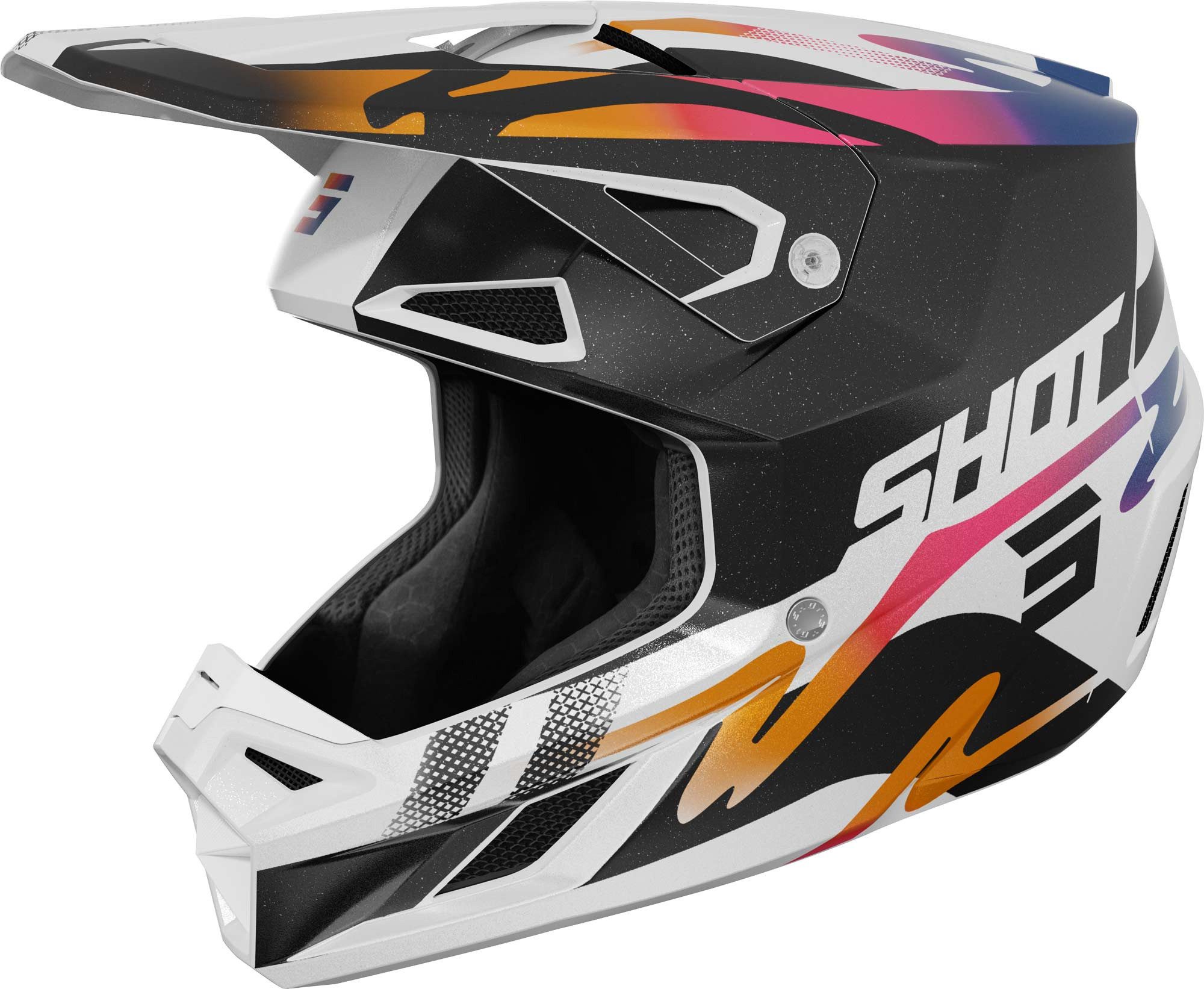 Shot Motocrosshelm Speed Wave Motocross Helm, Atmungsaktiv