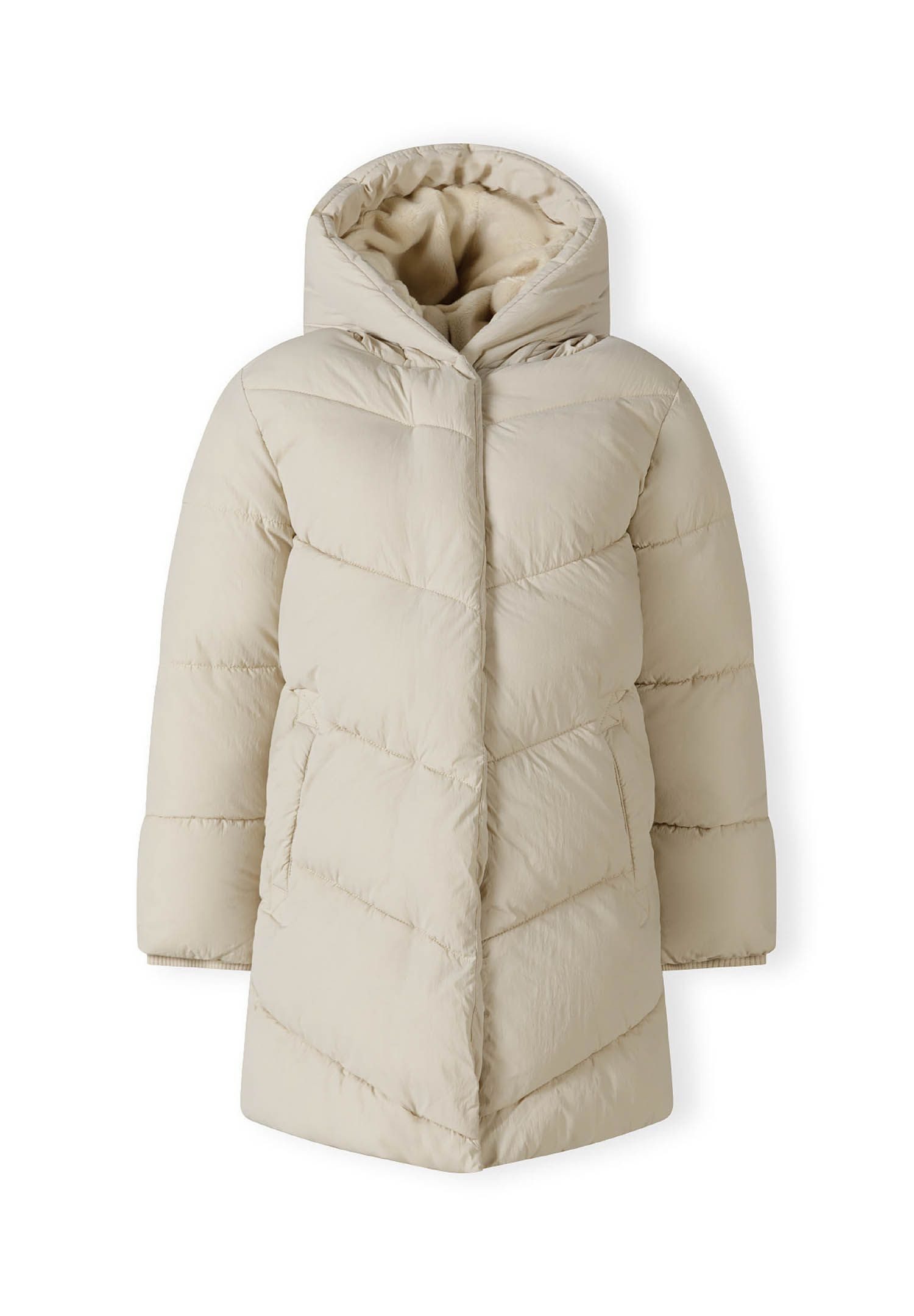 MINOTI Winterjacke Lange, gesteppte Winterjacke mit Reißverschluss (2–14y)
