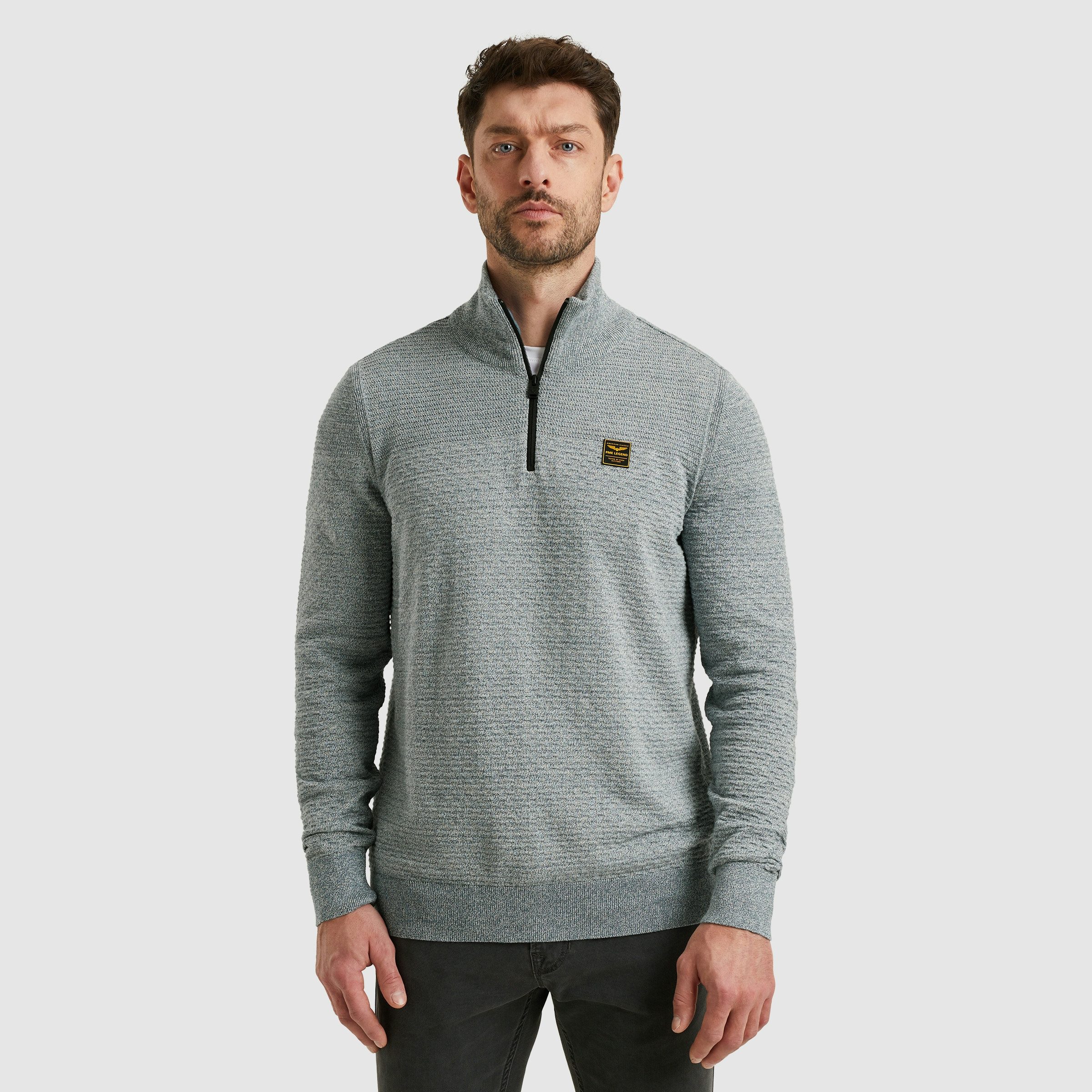PME LEGEND Troyer mit Struktur-Muster und günstig online kaufen