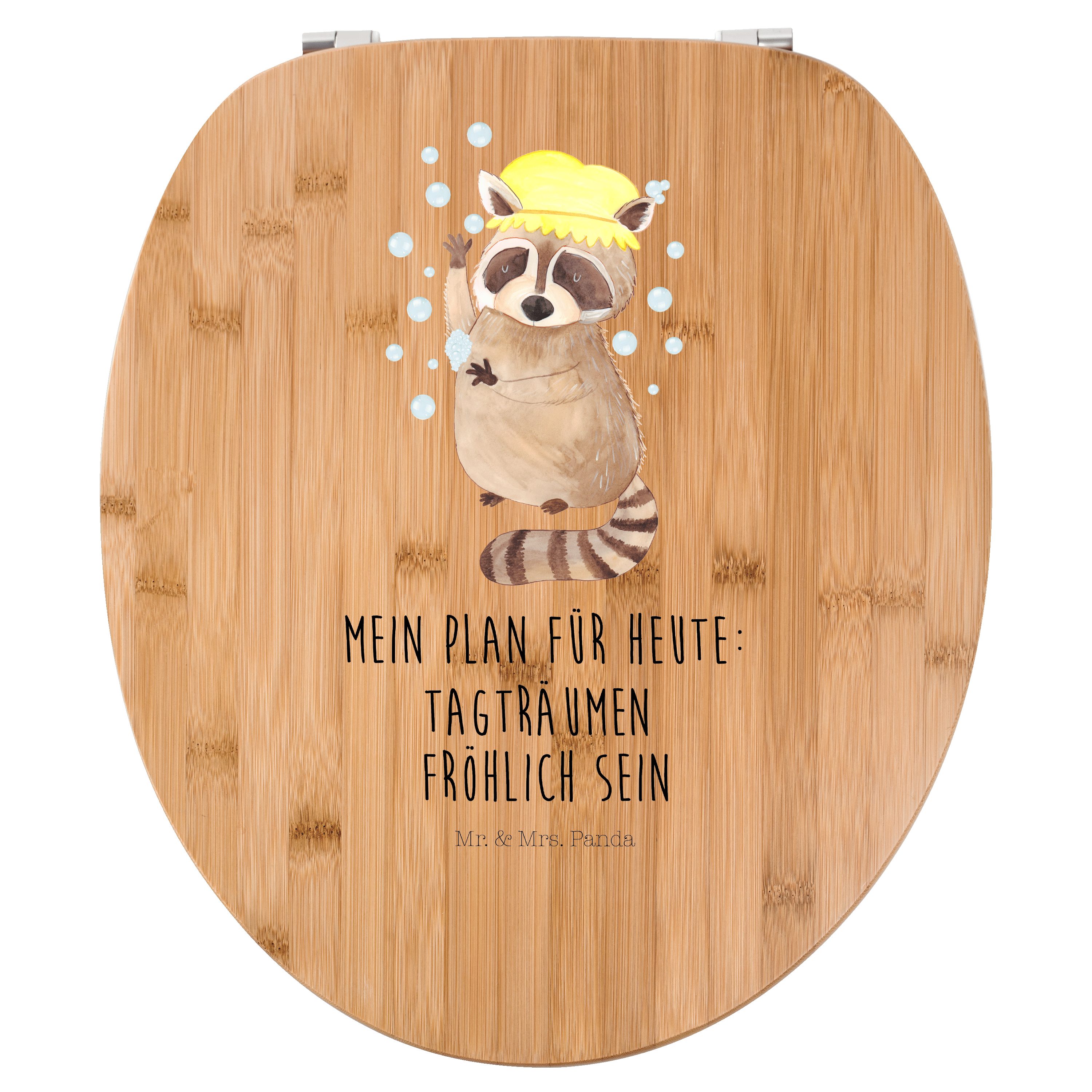 Mr. & Mrs. Panda WCSitz »Waschbär Transparent Geschenk, WCSitz