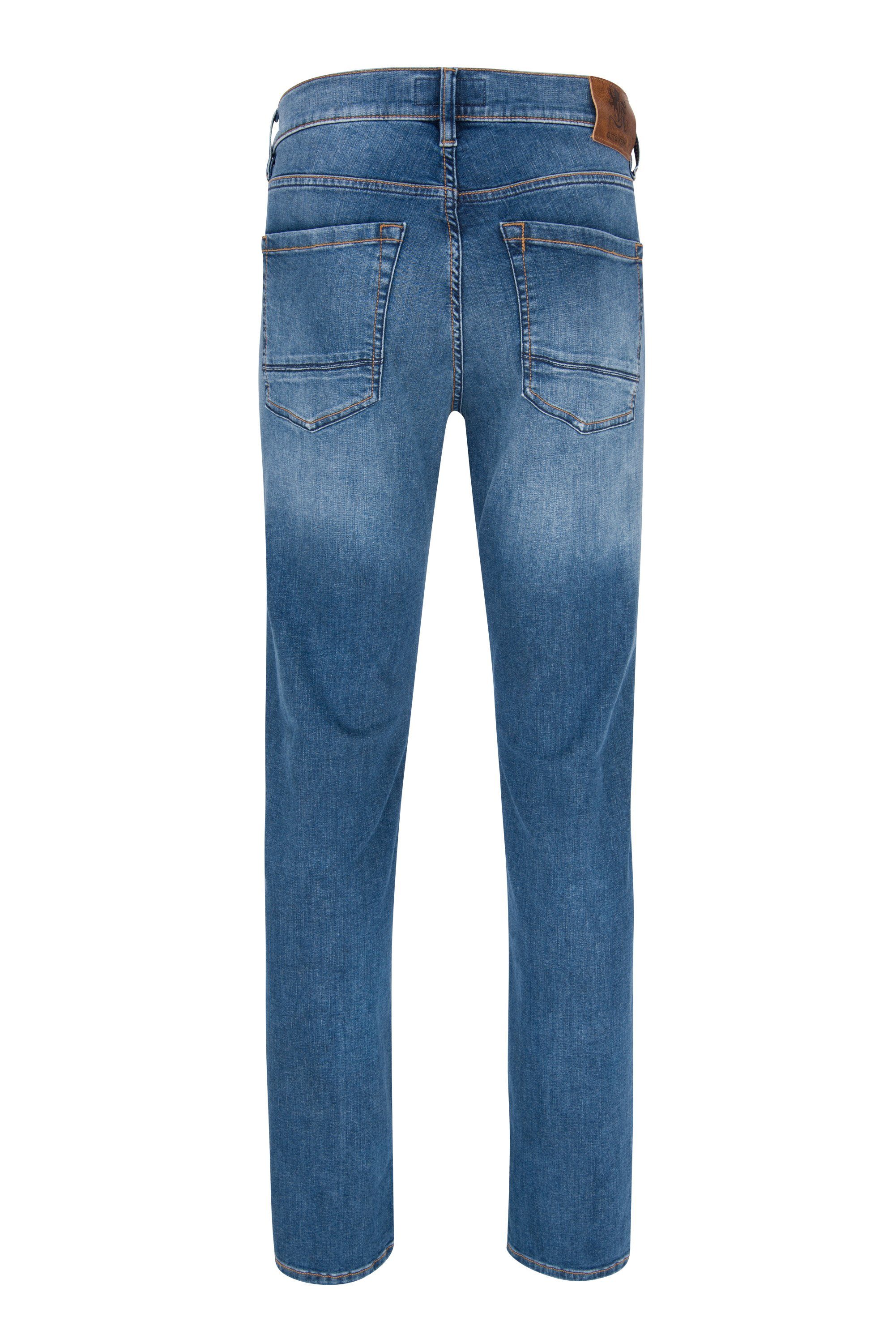 Otto Kern 5-Pocket-Jeans OTTO KERN JOHN blue used buffies 67001 6831.6824 günstig online kaufen