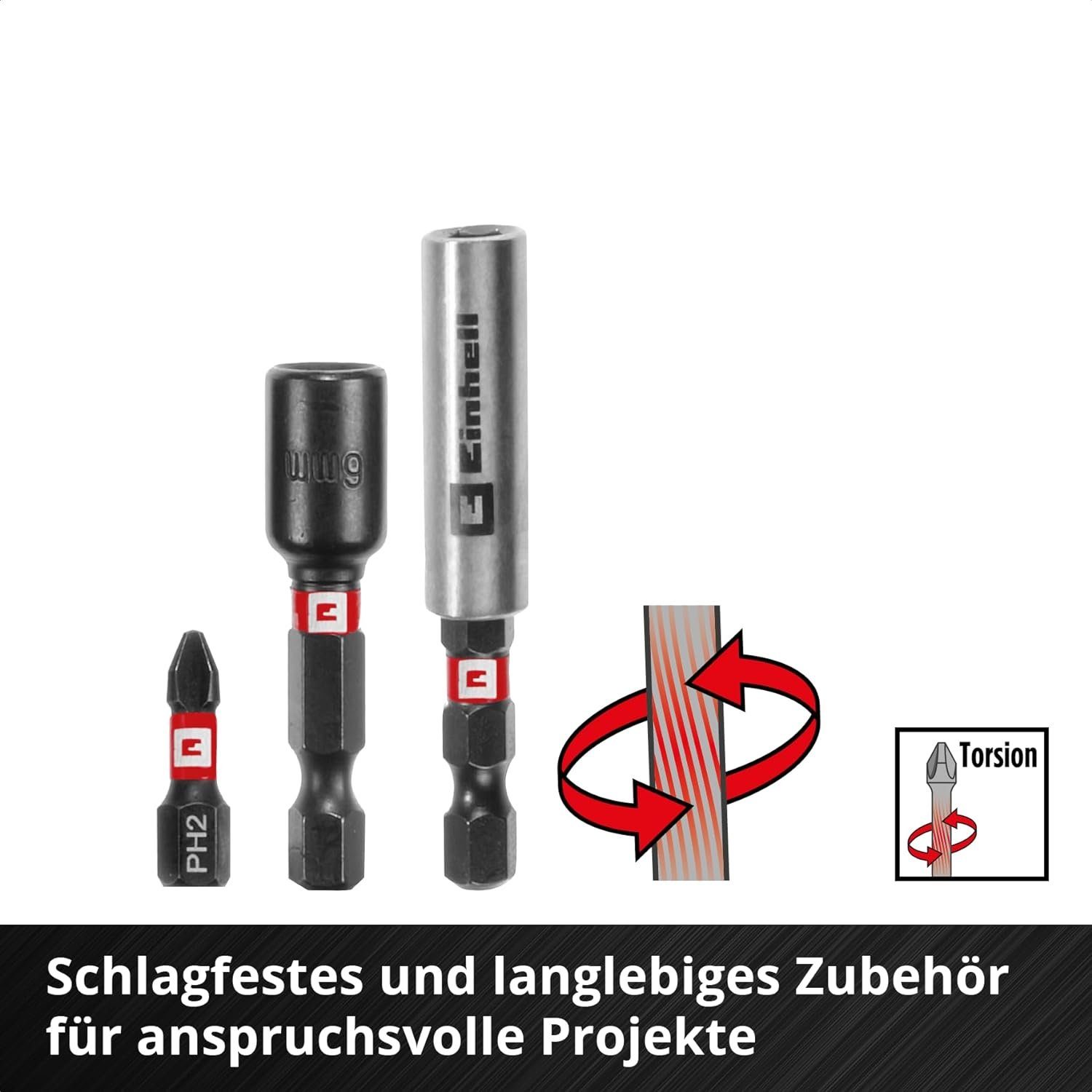 Einhell Bit-Set Original Einhell M-CASE 39-tlg. schlagfestes Zubehör-Set (25-mm-Bits, 39-St., Original Einhell M-CASE 39-tlg. schlagfestes Zubehör-Set (25-mm-Bi – Bild 4 von 5