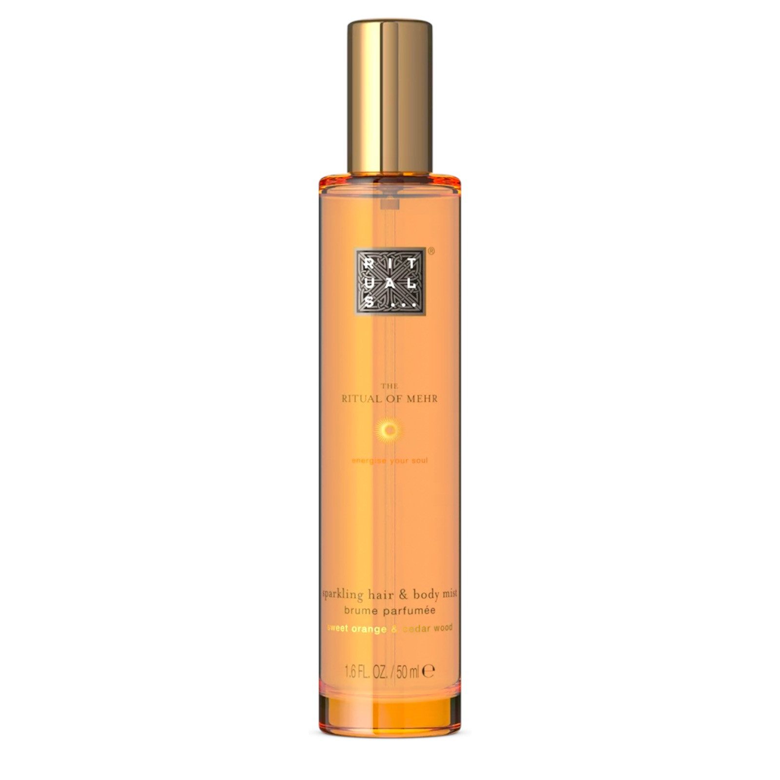 Rituals Körperöl The Ritual of Mehr Body Mist Haar- und Körperspray 50 ml, Belebender Duft aus Süßorange und Zedernholz