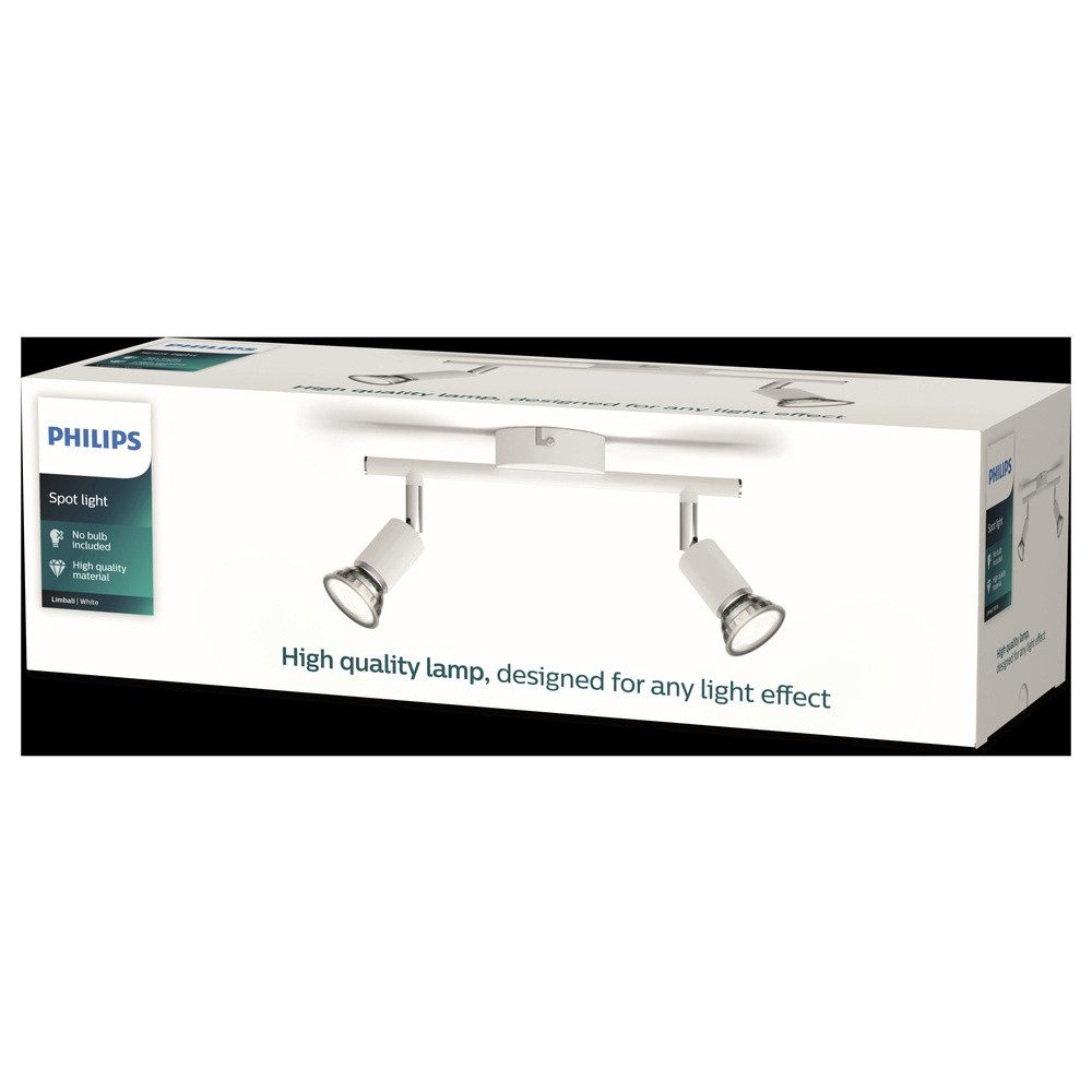 Philips Deckenleuchte Philips Limbali 8719514465152 Deckenstrahler GU10 Weiß