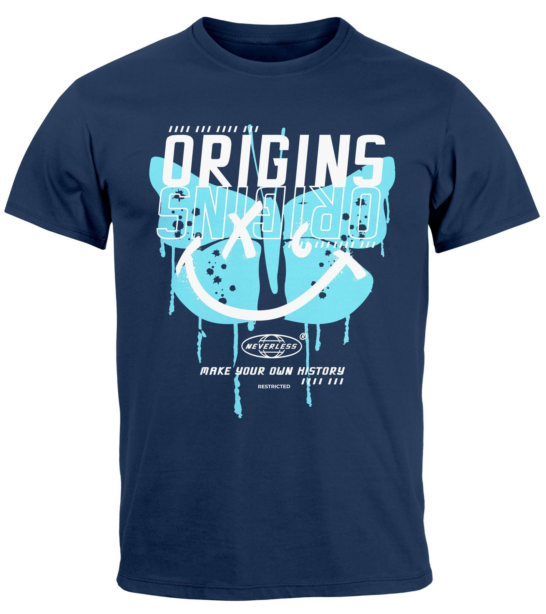 Print-Shirt Herren T-Shirt Aufdruck Schmetterling Butterfly Make your own History