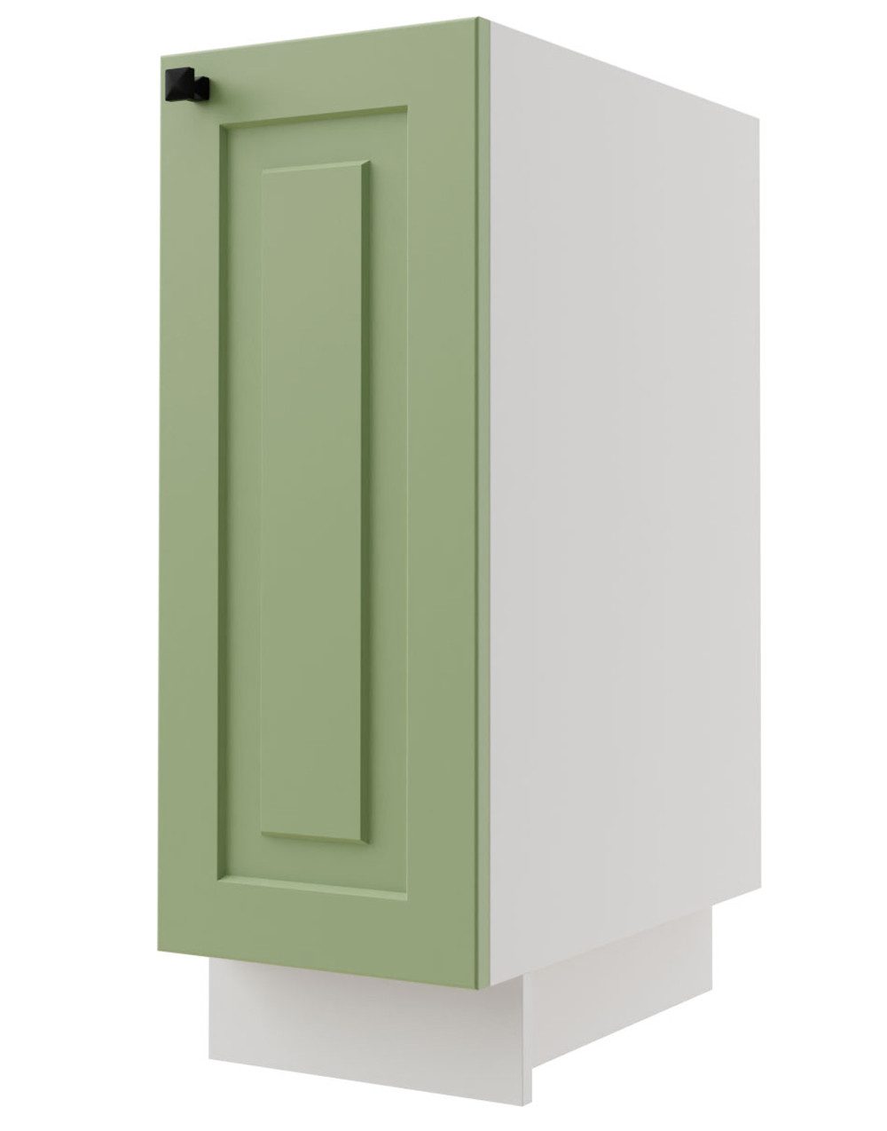 Feldmann-Wohnen Unterschrank Rimini (1-türig (Holztür), 1 Einlegeboden, 1-St., moderne Optik, MDF Kasetten-Fronten, Soft-Close) 30x50x82cm Farbe wählbar