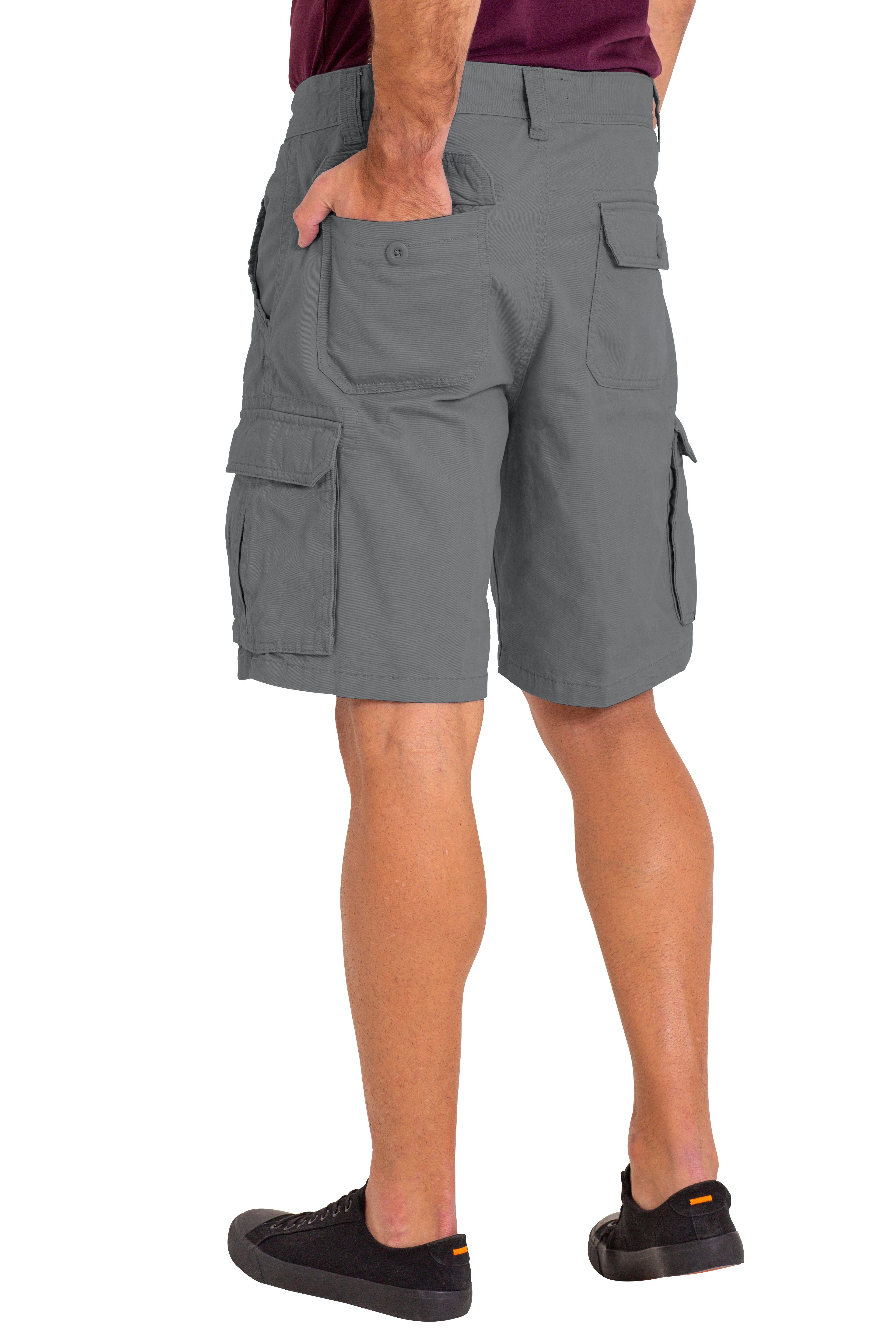 BlauerHafen Cargoshorts Herren Premium Cargo Shorts 100% Baumwolle 6 Taschen Sommer Halbhose – Bild 3 von 3