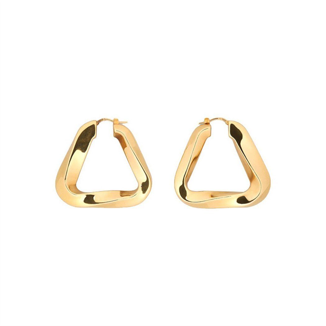 DAYUT Paar Ohrstecker Unregelmäßige Frauen, Geometrische Ohrringe (1-tlg) für Dreieckige Ohrringe