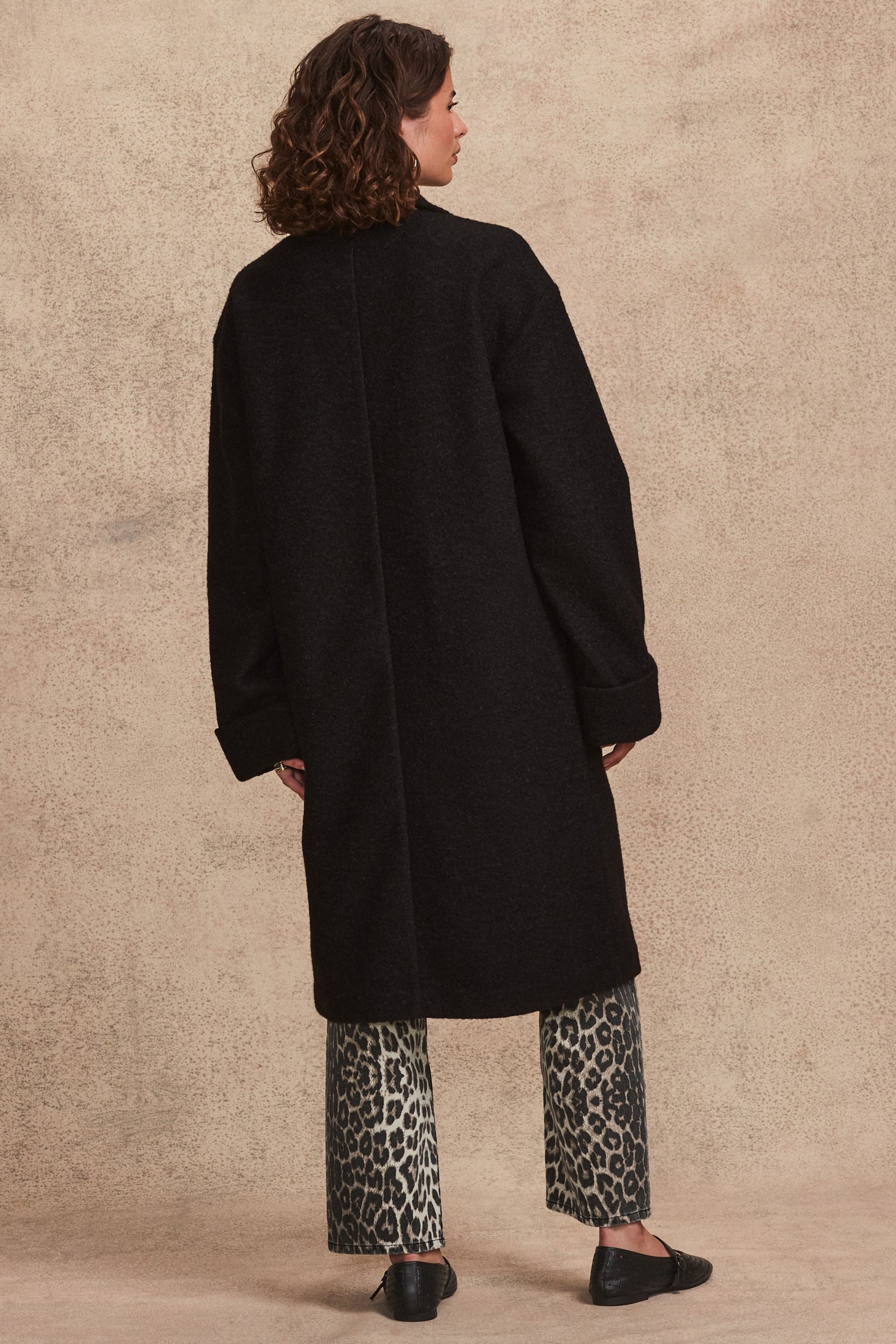 Next Langmantel Strickmantel mit Reverskragen (1-tlg) günstig online kaufen