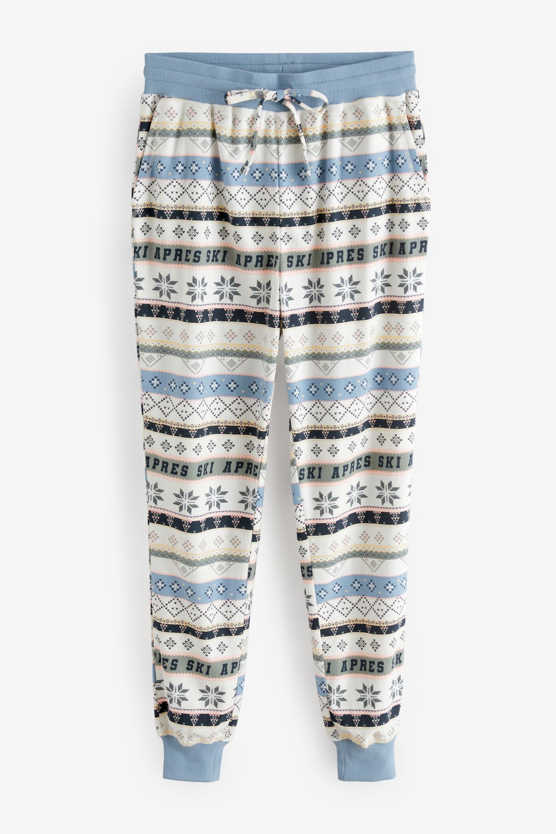 Next Pyjama Bequemer Blue Fairisle (2 Pattern superweicher tlg) und Pyjama