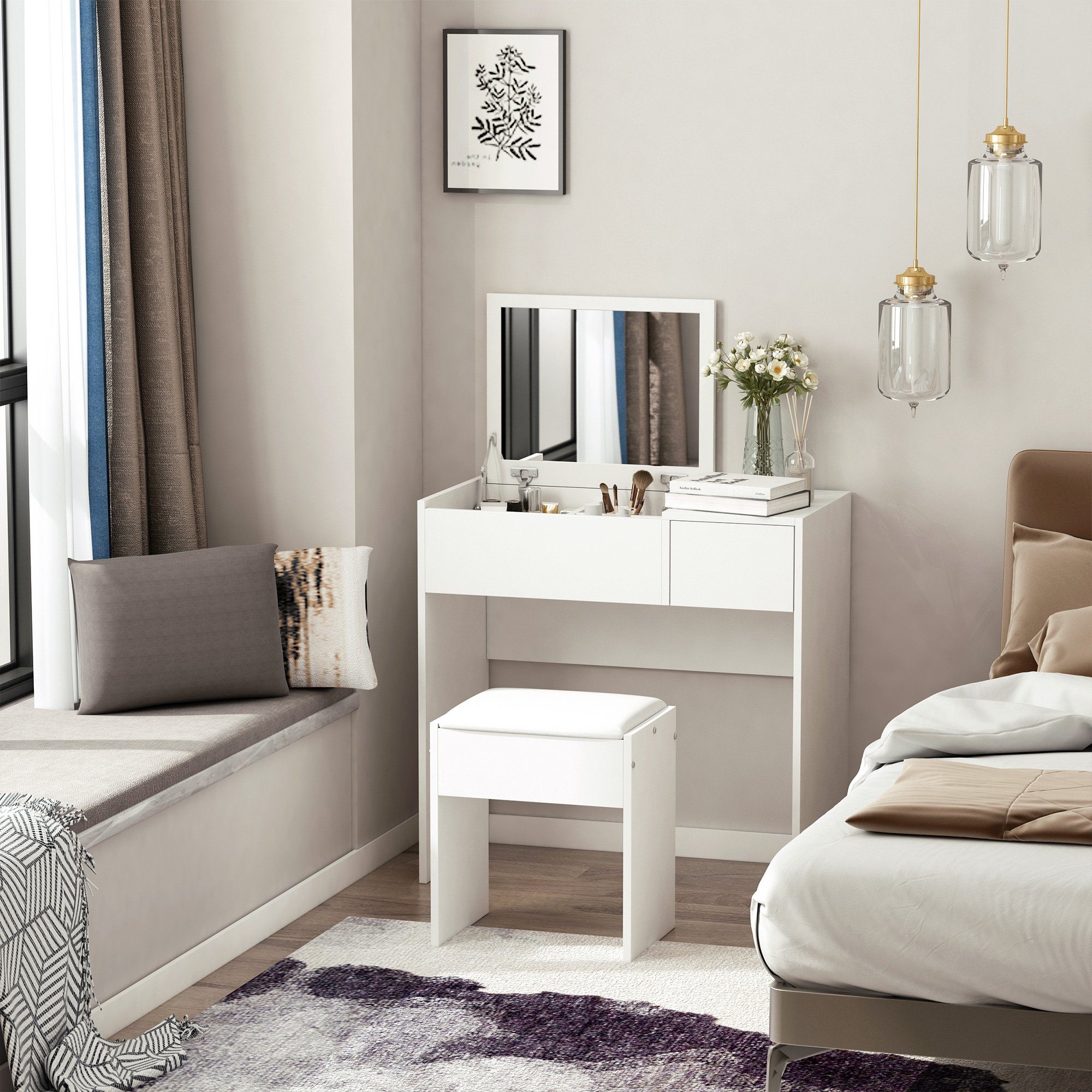 HOMCOM Schminktisch
