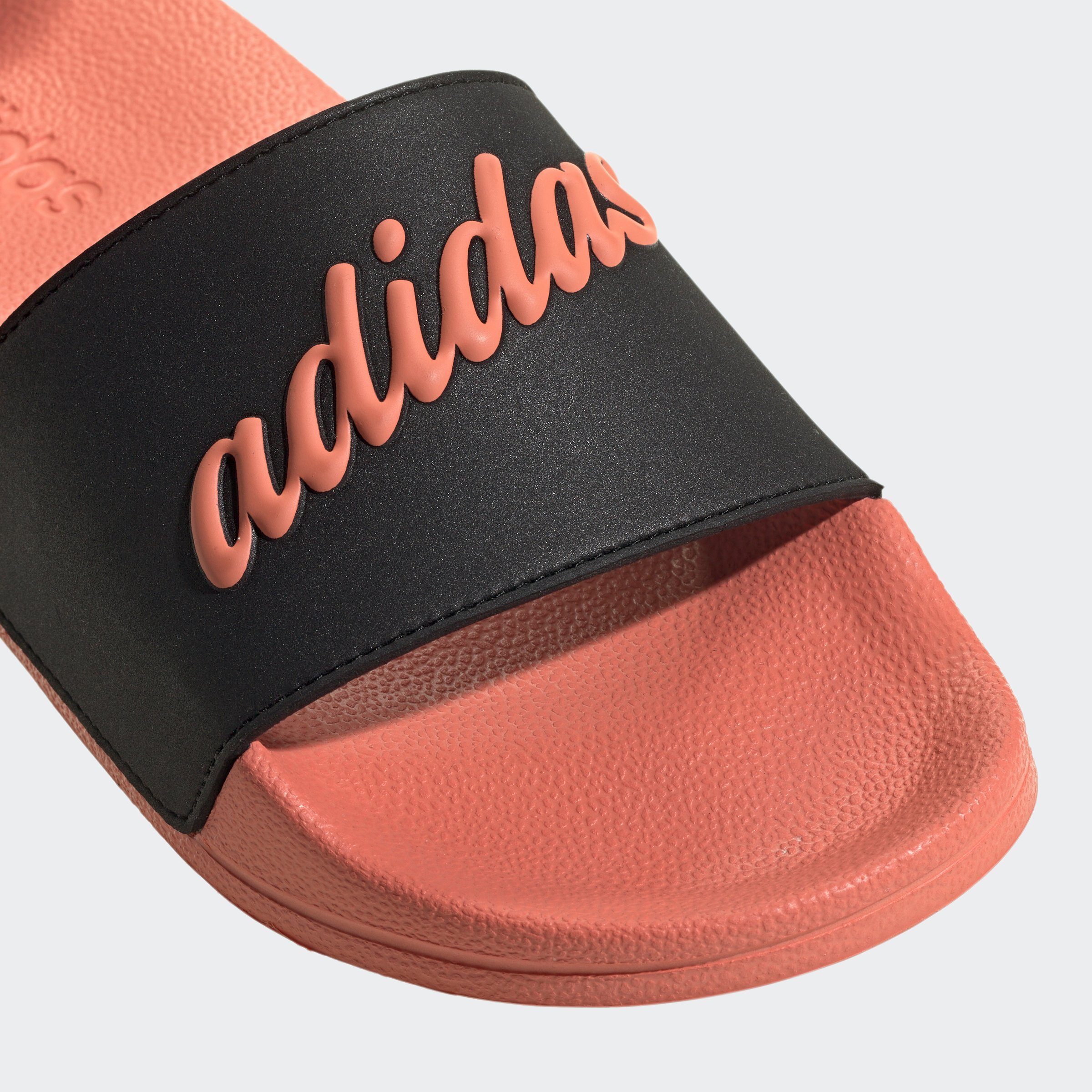 Black Fusion Badesandale Coral ADILETTE / Core Fusion adidas Semi / Sportswear SHOWER Coral Semi