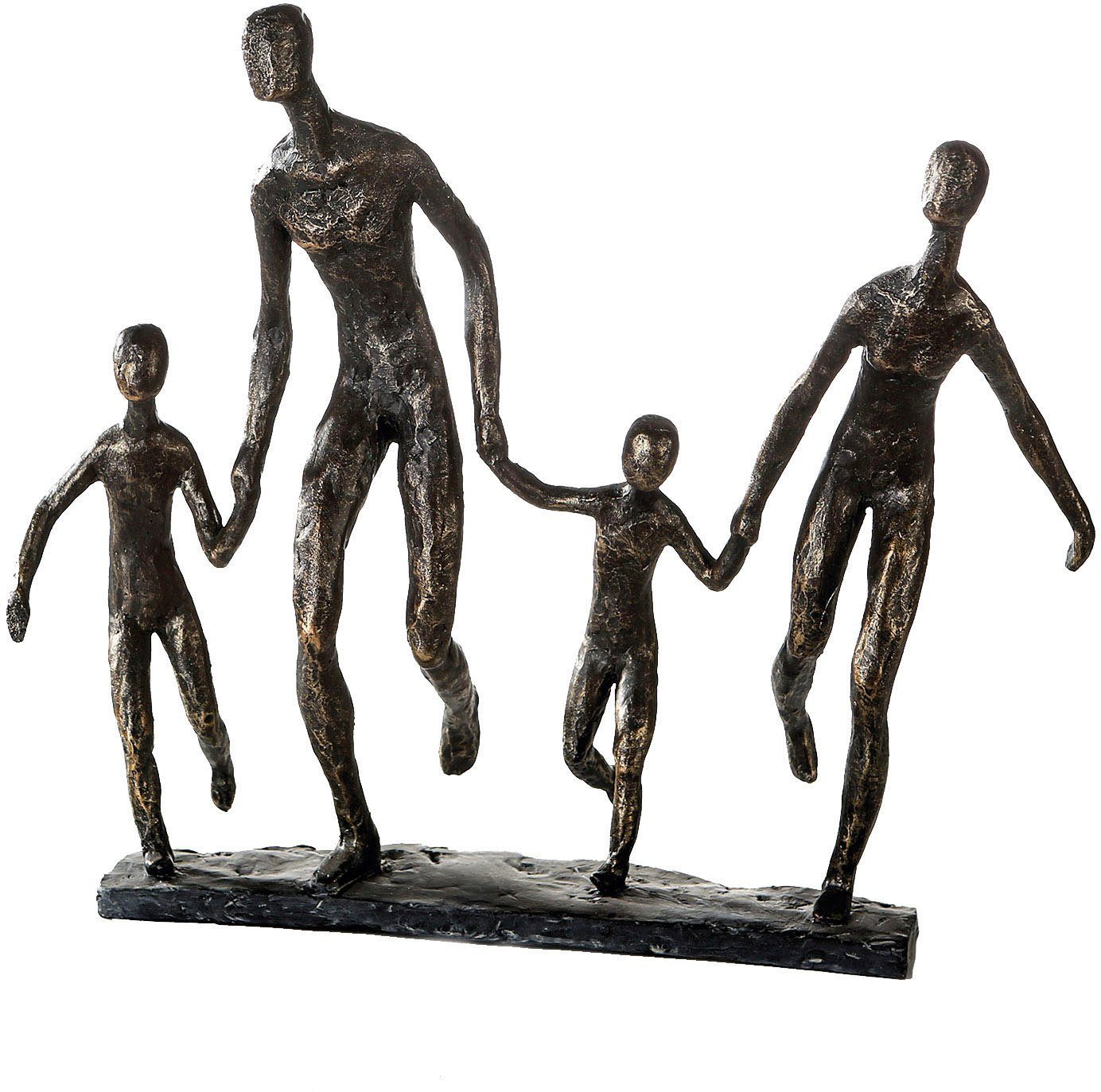 Dekofigur Skulptur Familie