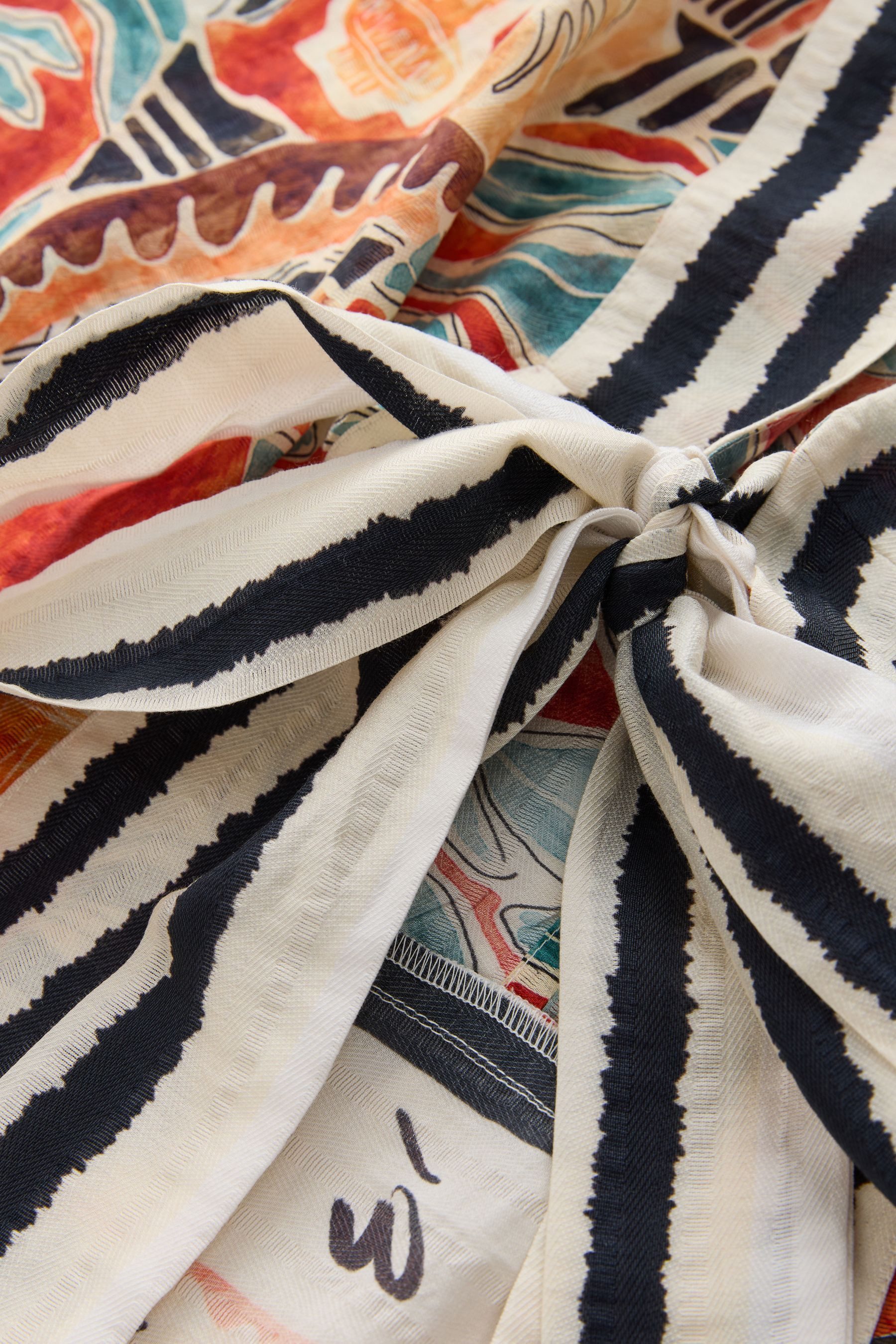 Next Blusenkimono Sommerliches Wickeloberteil mit Ärmeln (1-tlg)