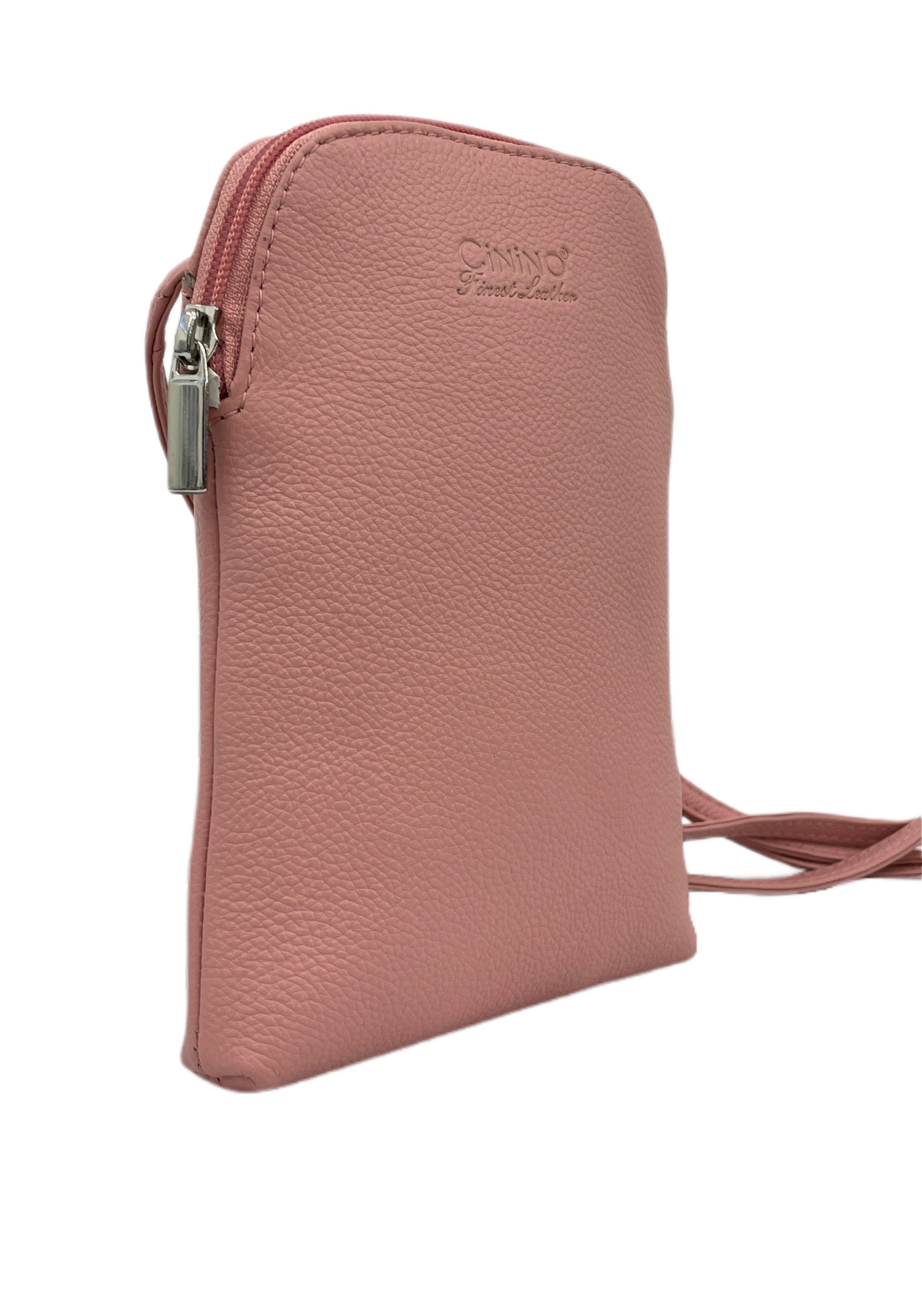 Cinino Handtasche C7007, Umhängetasche Handytasche Ledertasche
